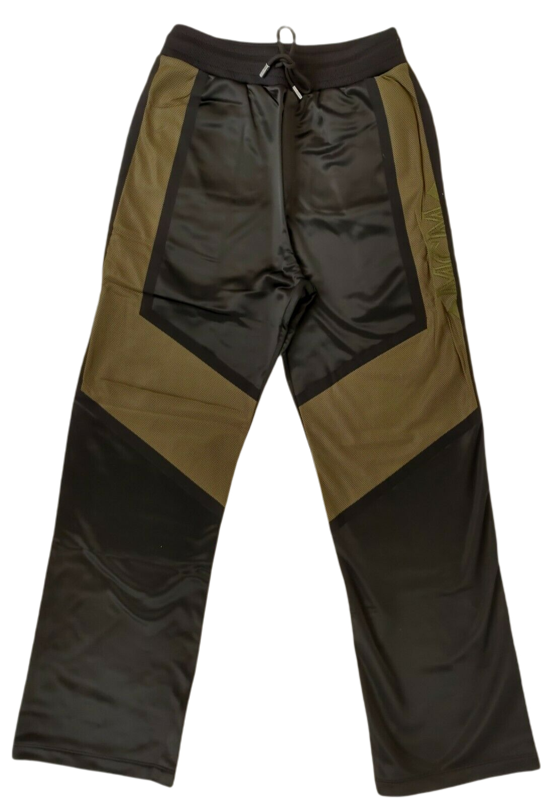 Men's Straight Sweatpants with Olive Green Mesh (Regular; XL) - MCM - Modalova