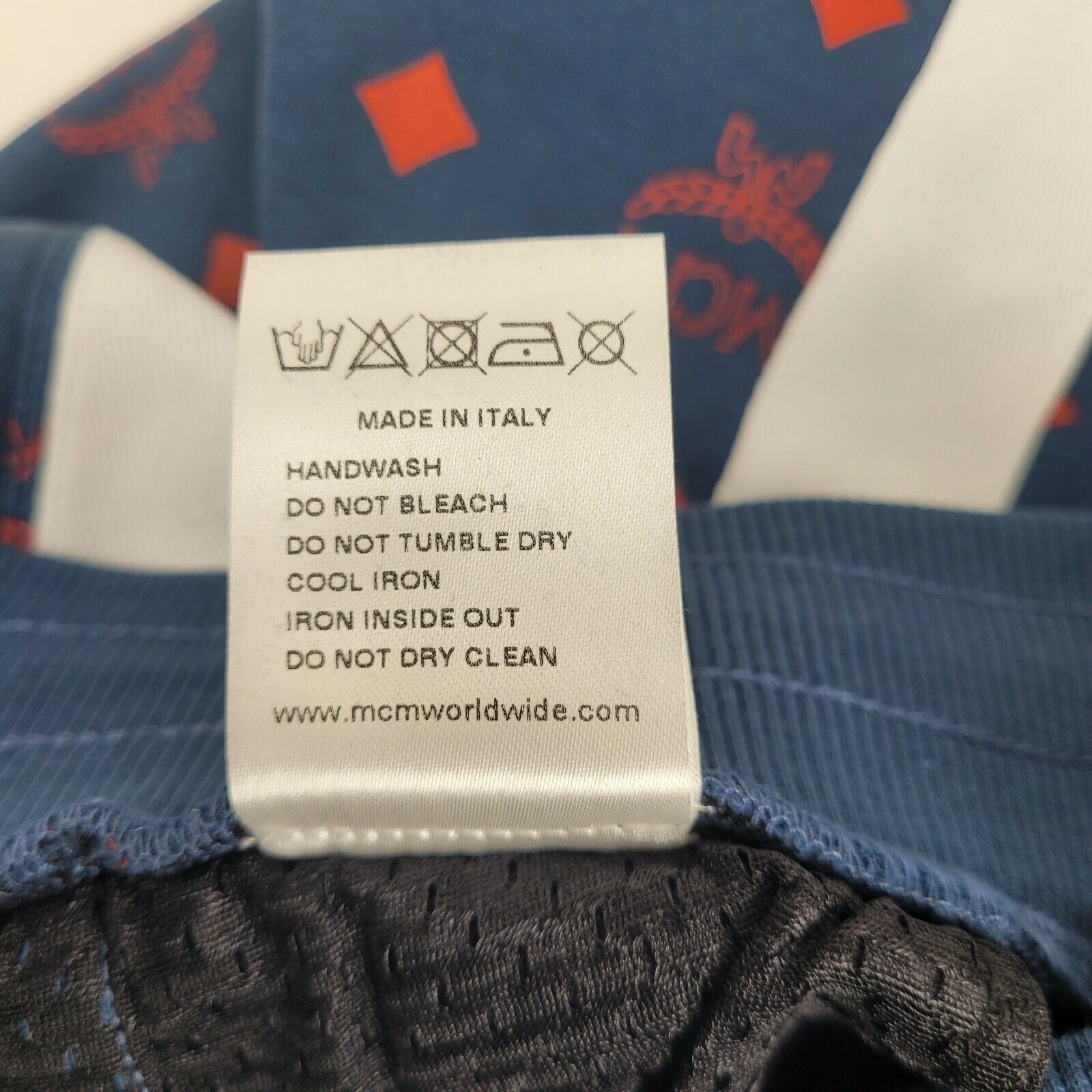 Men's Deep Sea Cotton Monogram and Stripe Sweat Pants (Regular; L) - MCM - Modalova