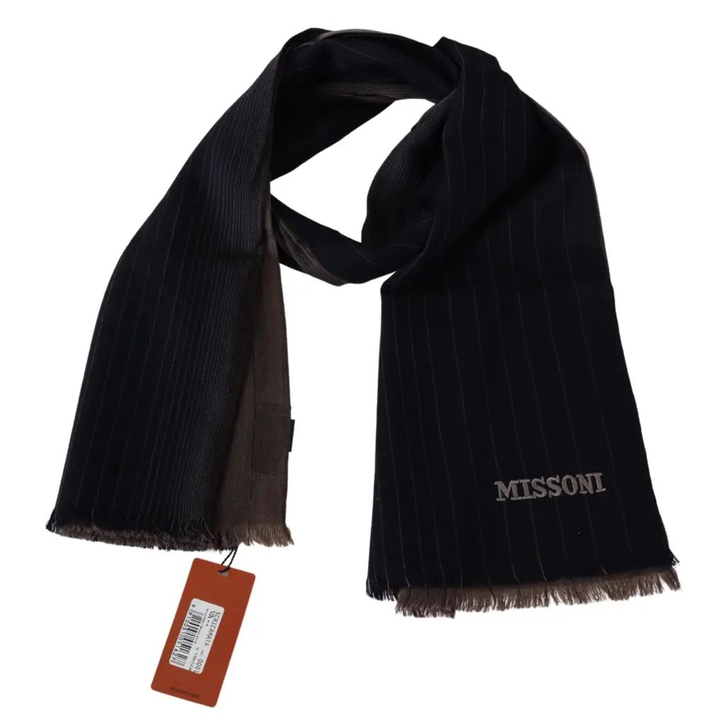 Wool Unisex Neck Wrap Men's Scarf - Missoni - Modalova