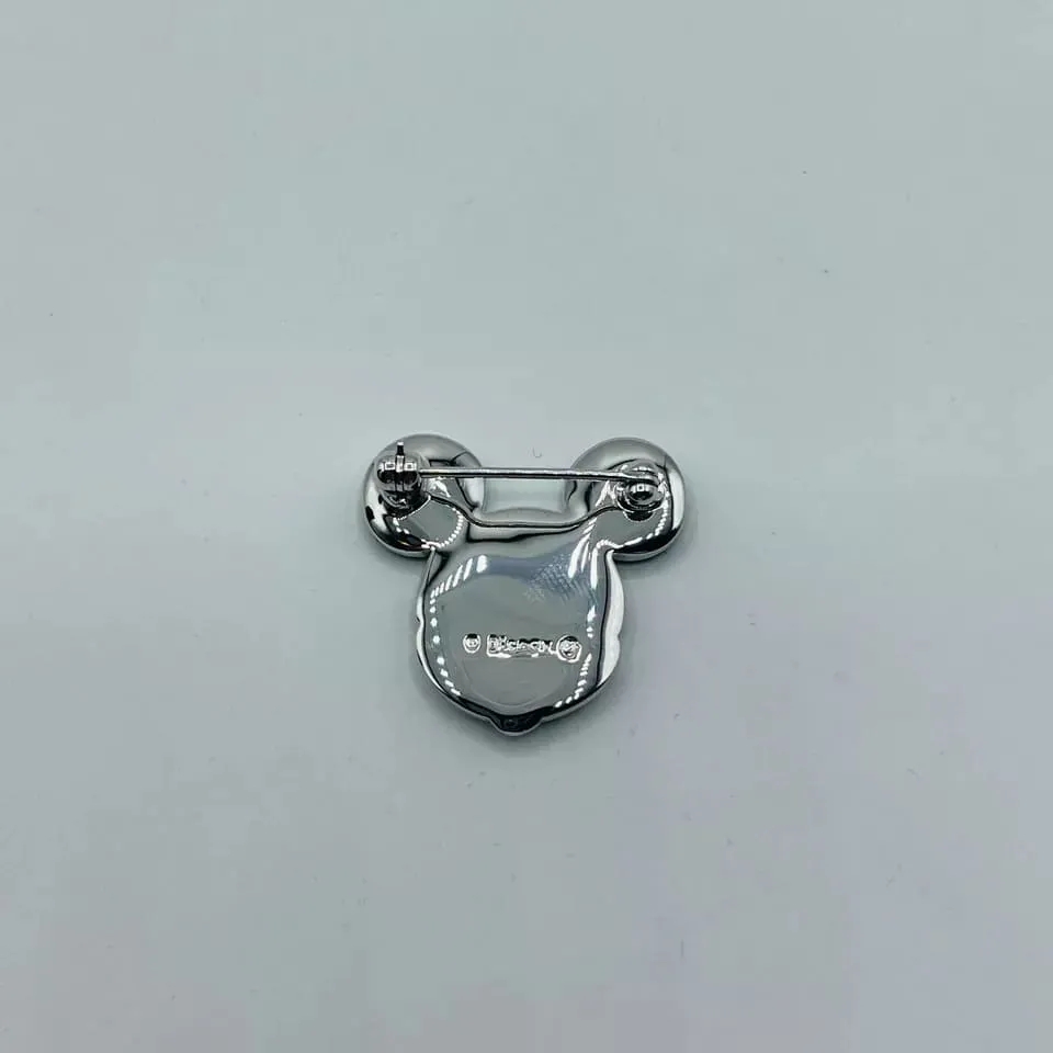 Crystal Encrusted Mickey Mouse Pin - Swarovski - Modalova