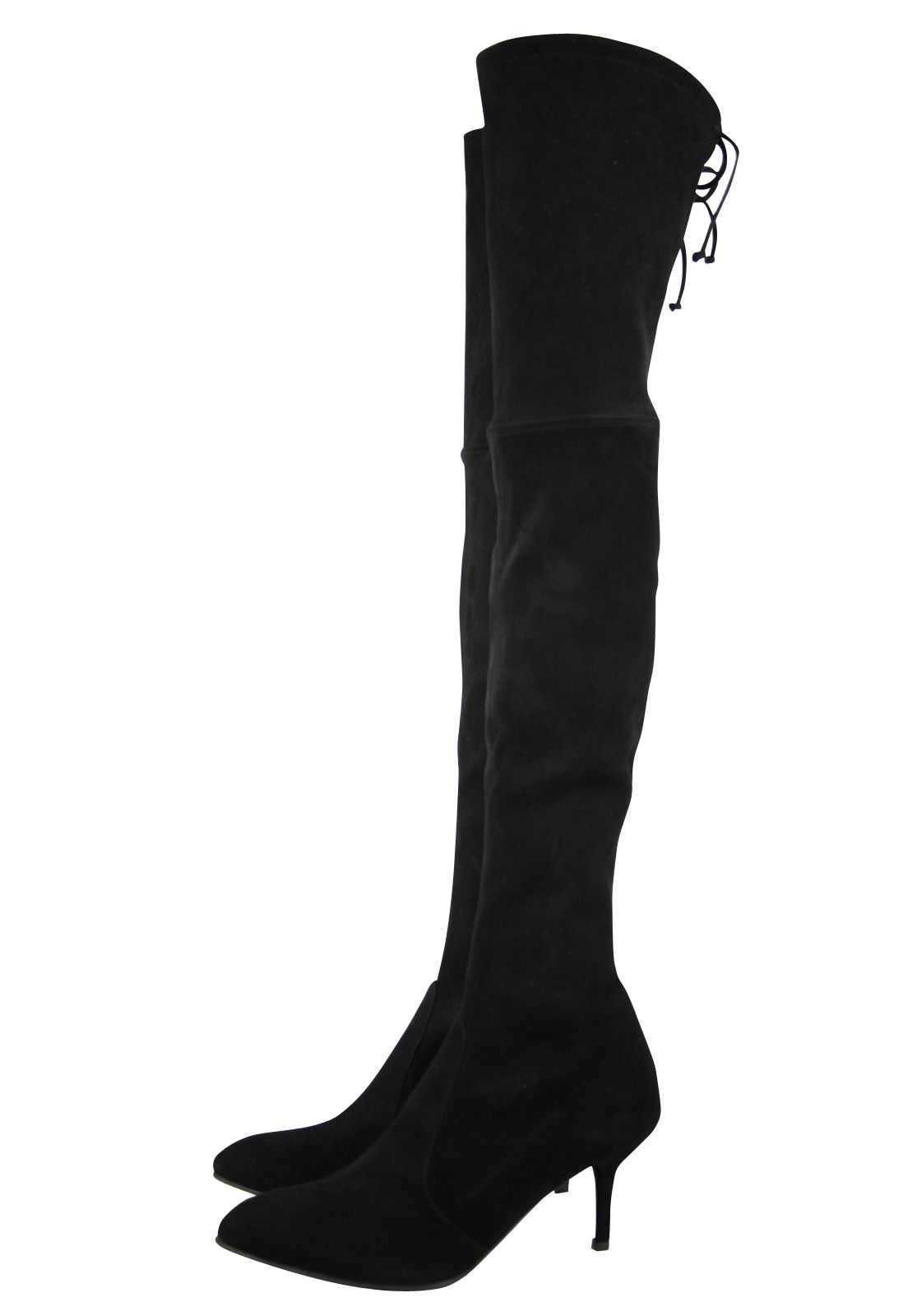 Women's Suede Solid Tiemodel Over-The-Knee Boot (8.5 US) - Stuart Weitzman - Modalova