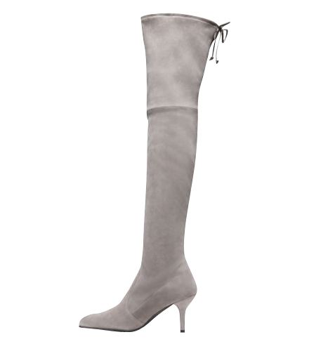 Women's Solid Tiemodel Suede Over-The-Knee Boot - Stuart Weitzman - Modalova