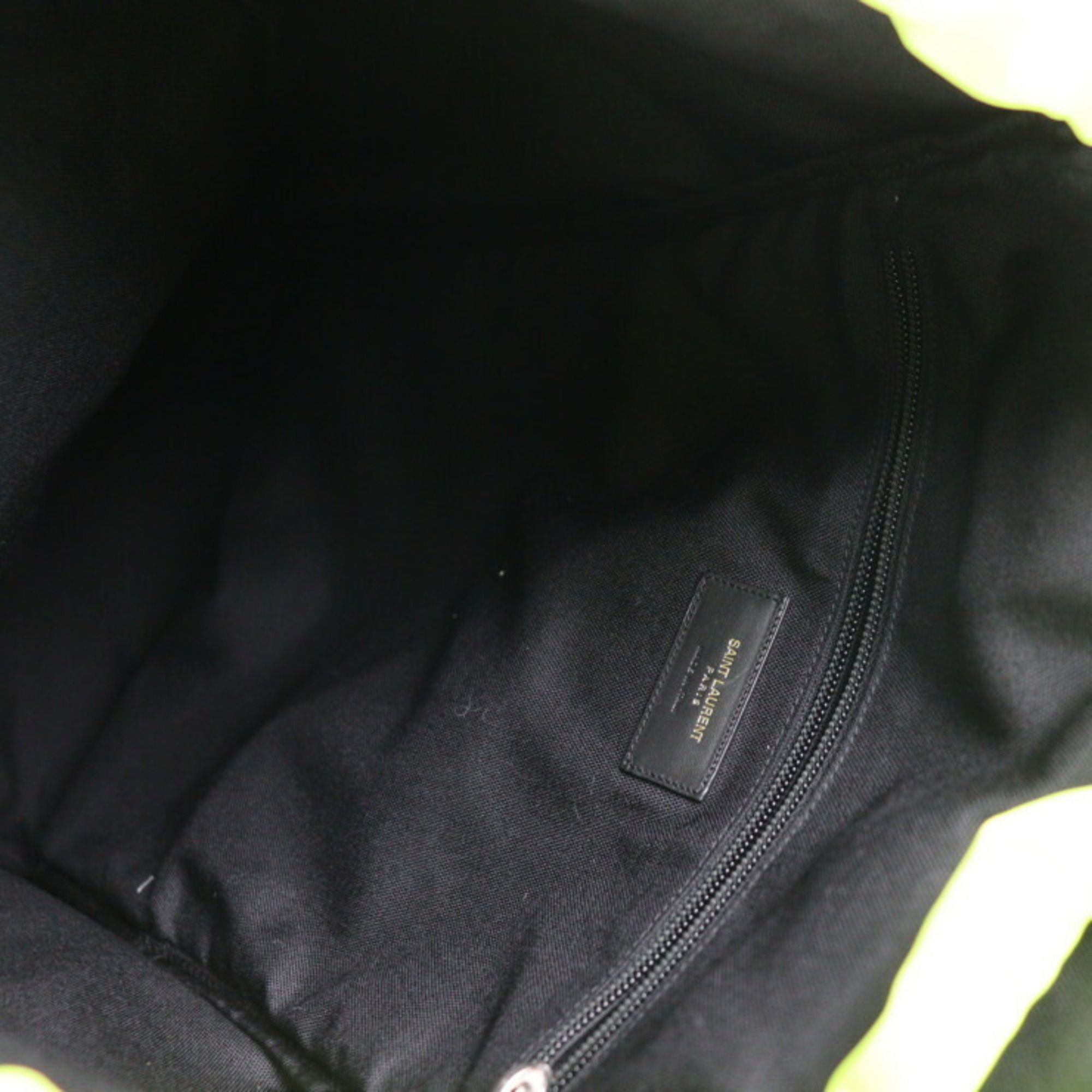 Nylon Canvas Leather Backpack (Pre-Owned) - Yves Saint Laurent - Modalova