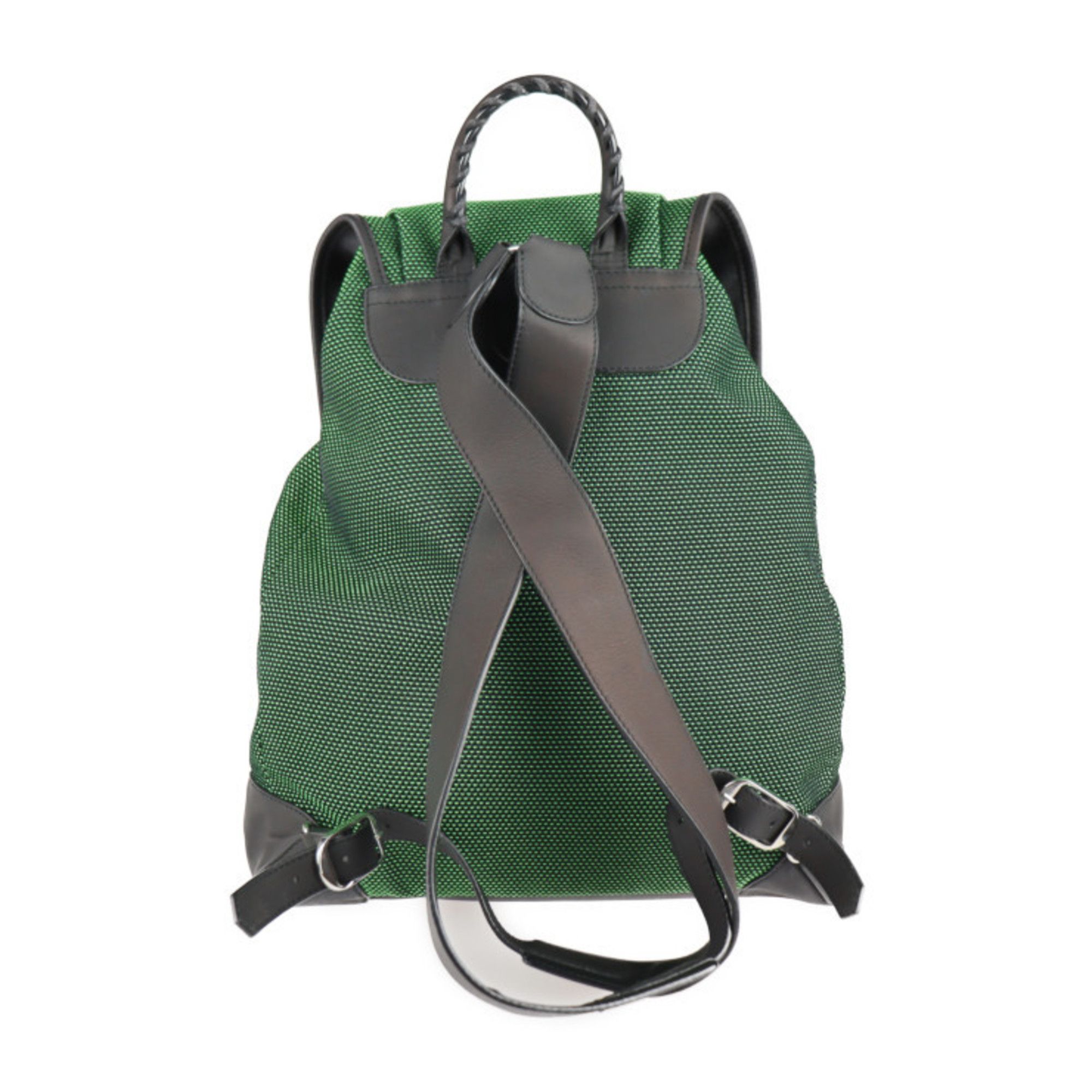 Nylon Canvas Leather Backpack (Pre-Owned) - Balenciaga - Modalova