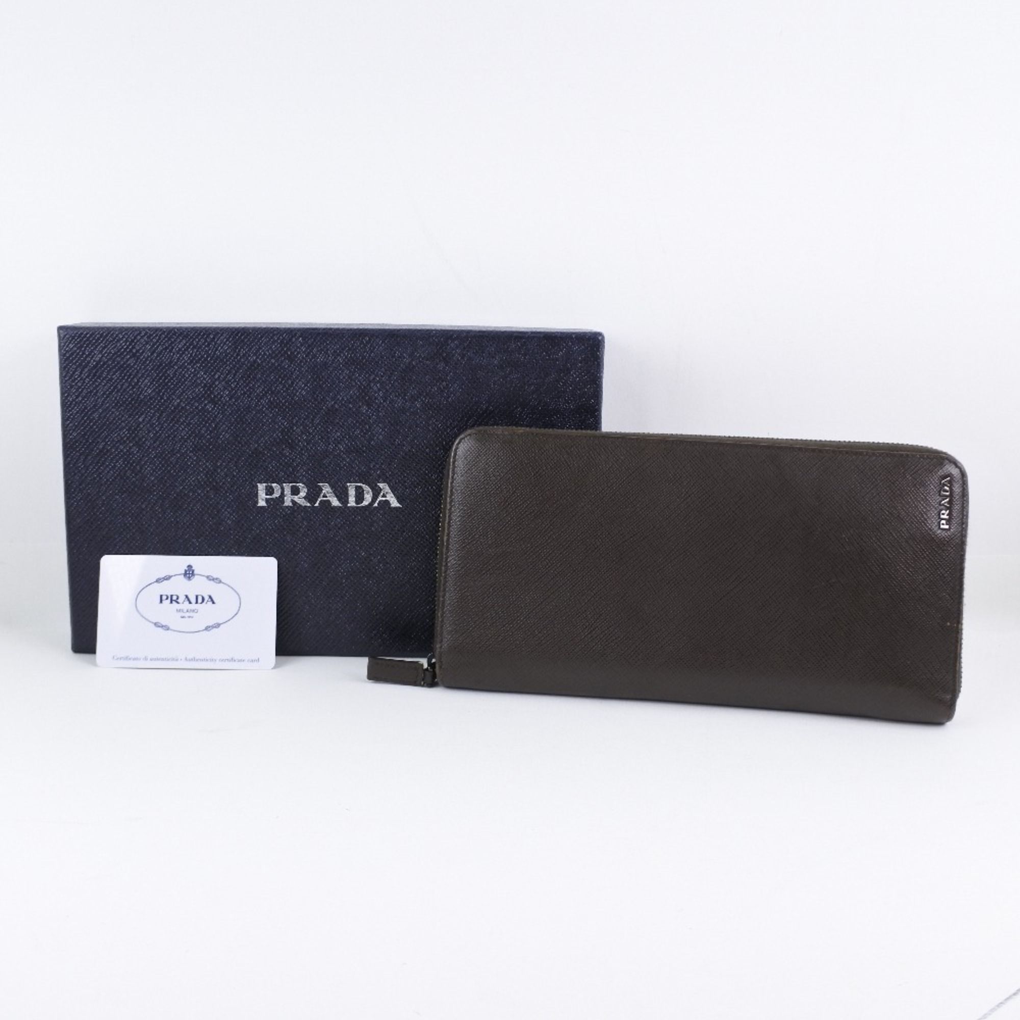 Saffiano Saffiano Long Wallet (Bi-Fold) (Pre-Owned) - Prada - Modalova