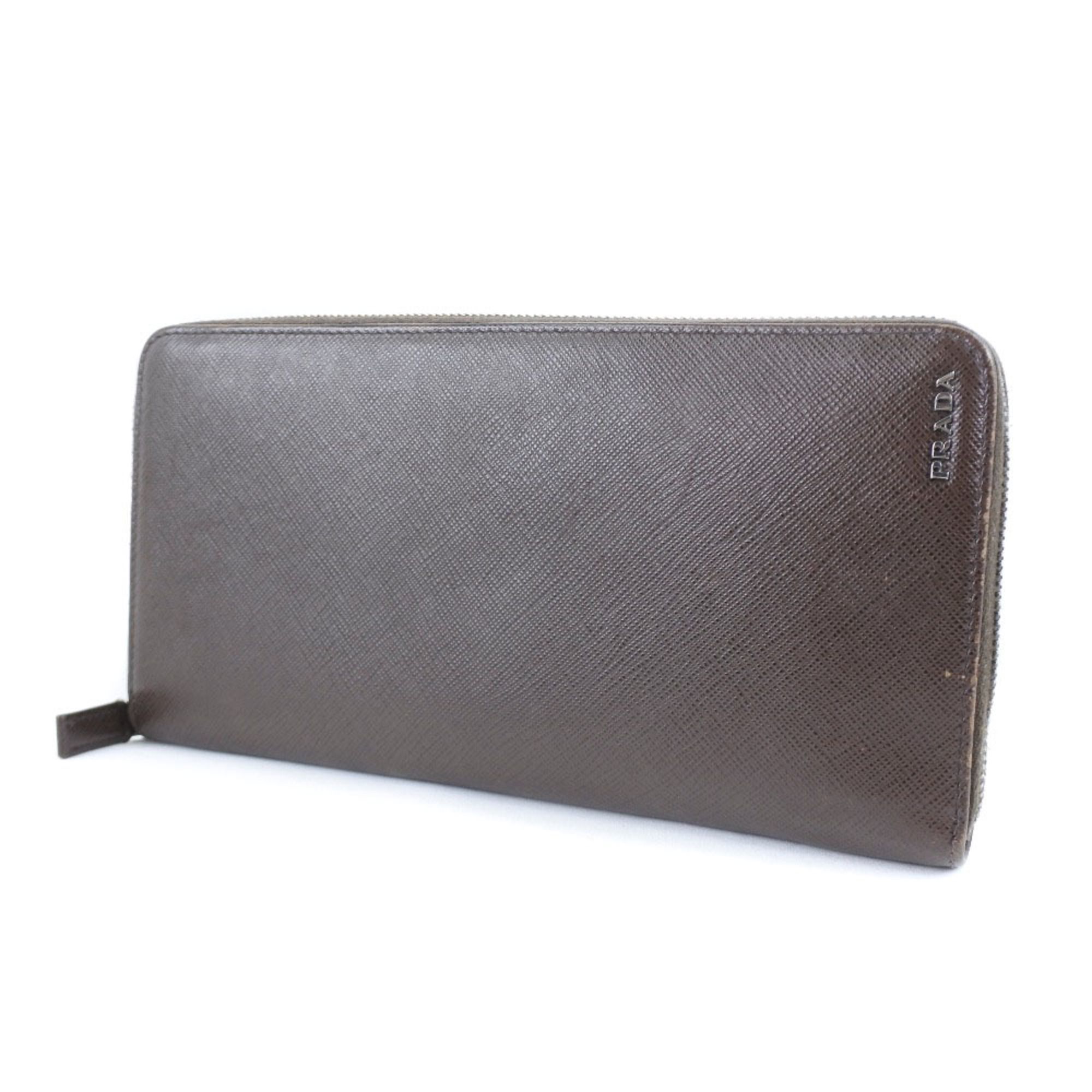 Saffiano Saffiano Long Wallet (Bi-Fold) (Pre-Owned) - Prada - Modalova