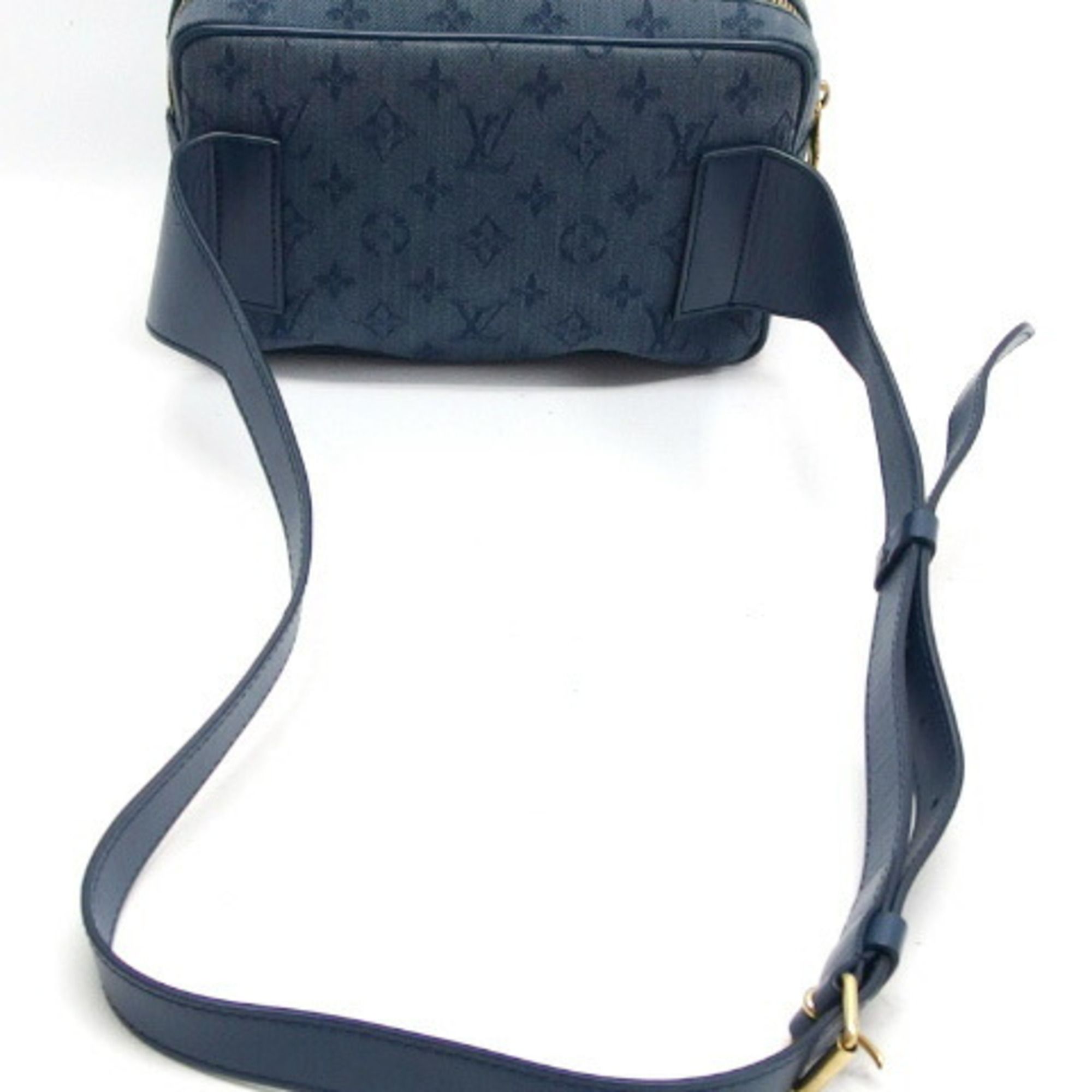 Monogram Denim Denim Leather Shoulder Bag (Pre-Owned) - Louis Vuitton - Modalova