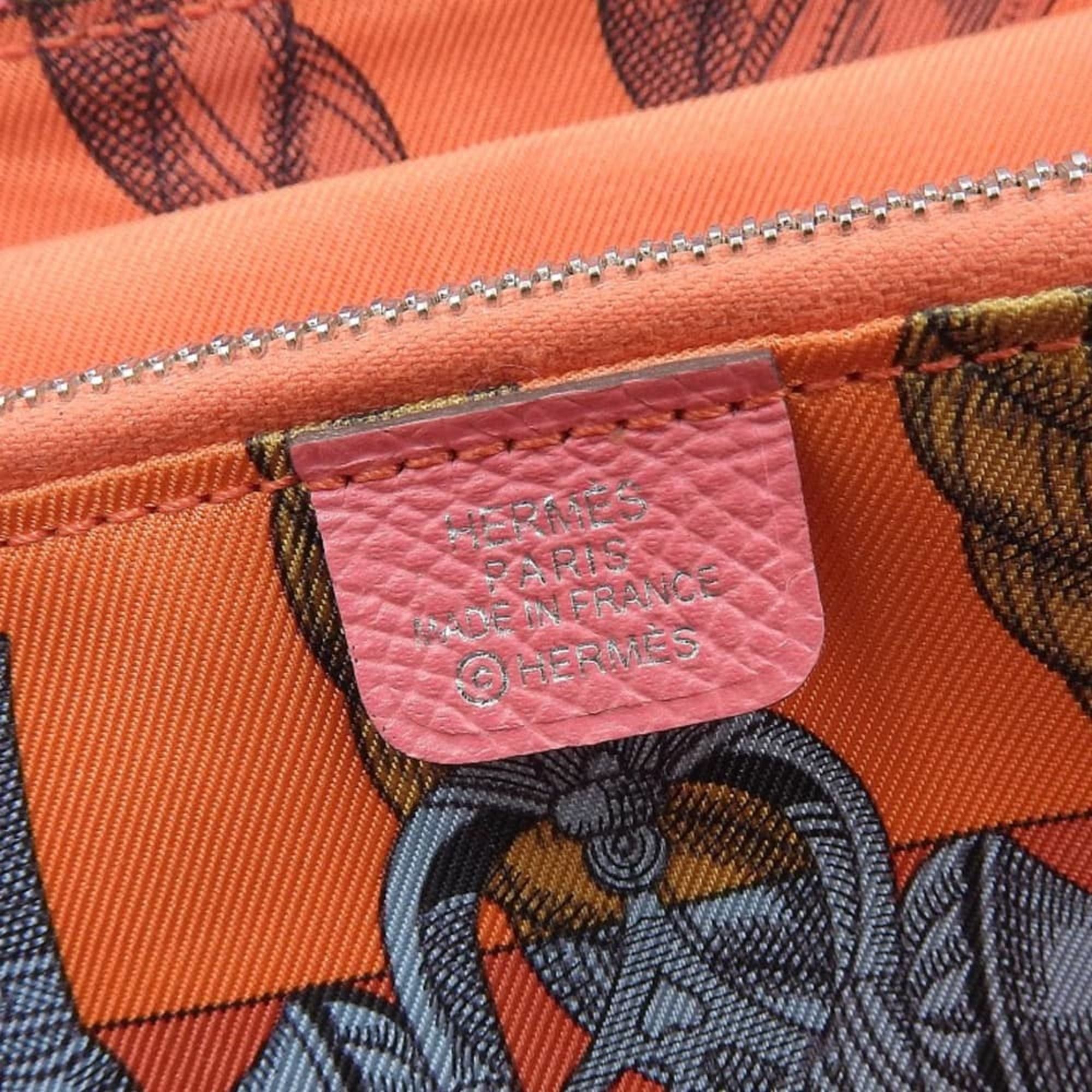 Silk'in Epsom Leather Long Wallet (Bi-Fold) (Pre-Owned) - Hermes - Modalova