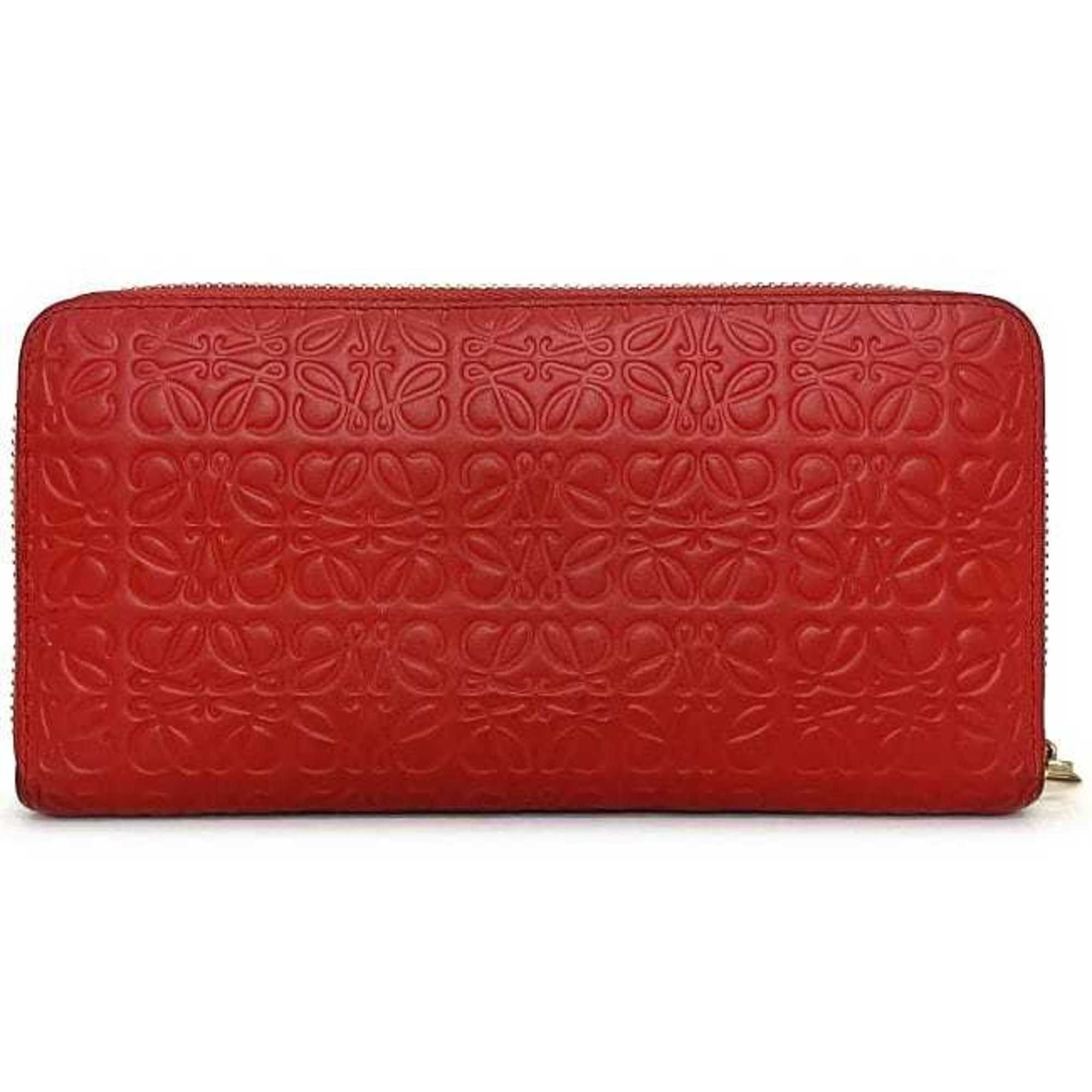 Repeat Leather Long Wallet (Bi-Fold) (Pre-Owned) - Loewe - Modalova