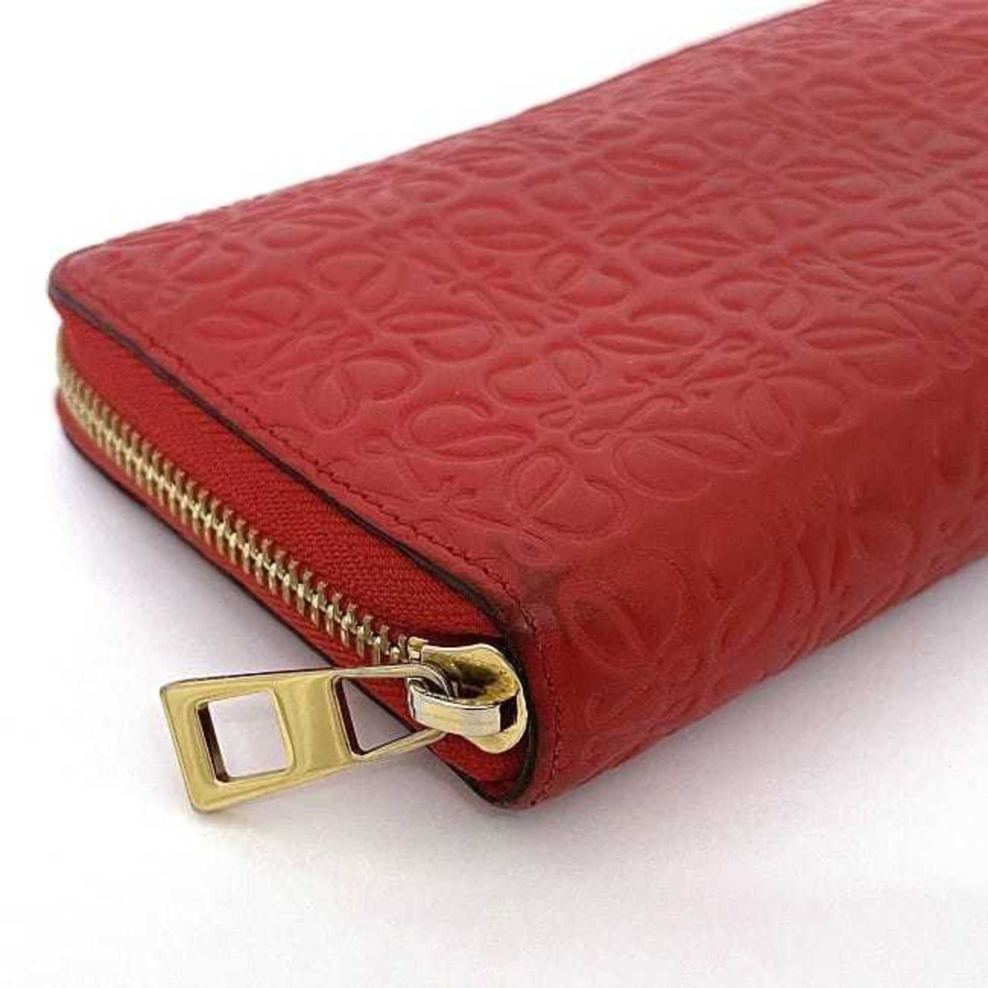 Repeat Leather Long Wallet (Bi-Fold) (Pre-Owned) - Loewe - Modalova