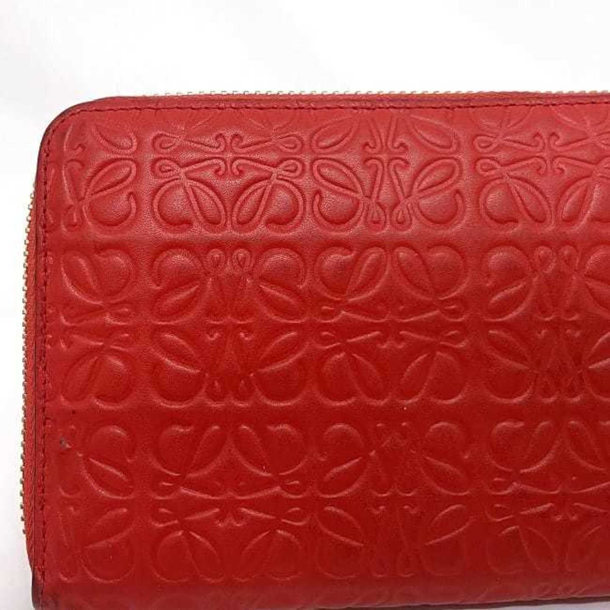Repeat Leather Long Wallet (Bi-Fold) (Pre-Owned) - Loewe - Modalova