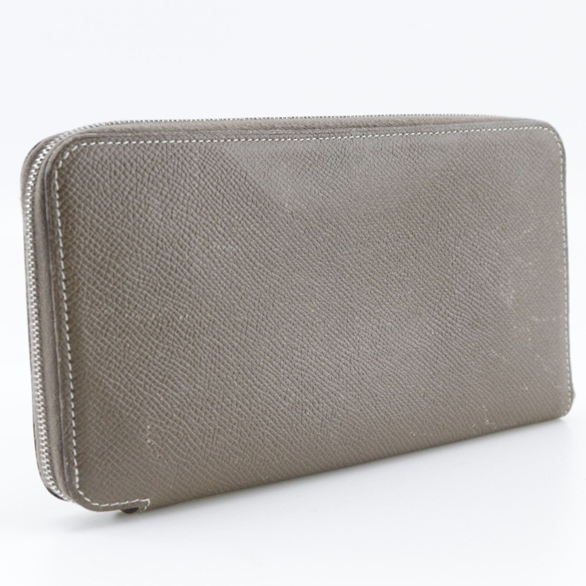 Epsom Leather Silk Long Bill Wallet (Bi-Fold) (Pre-Owned) - Hermes - Modalova