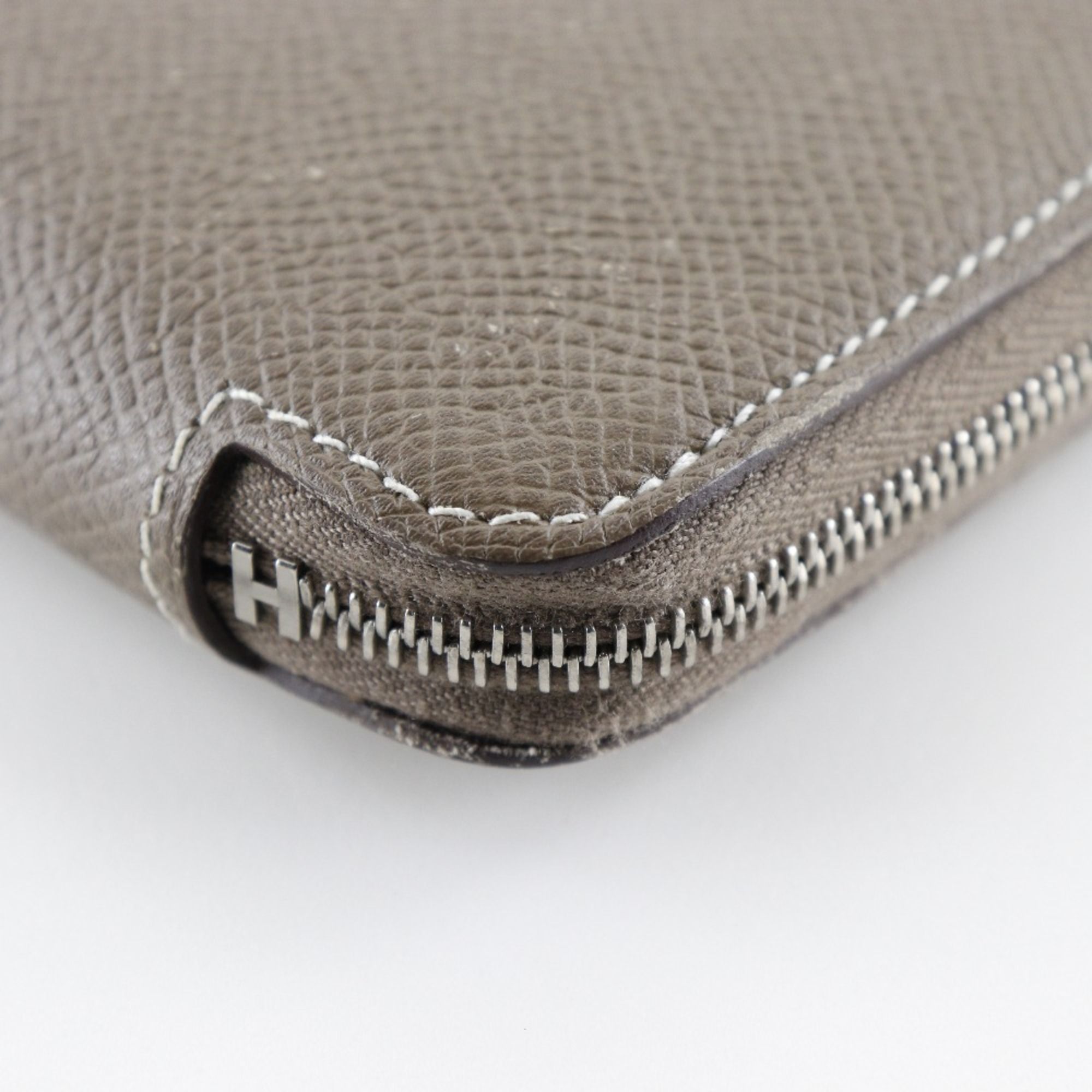 Epsom Leather Silk Long Bill Wallet (Bi-Fold) (Pre-Owned) - Hermes - Modalova