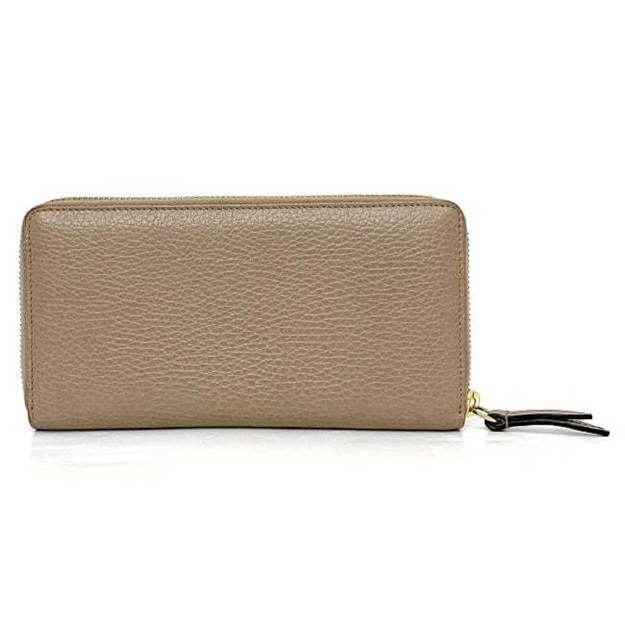 Leather Long Wallet (Bi-Fold) (Pre-Owned) - Gucci - Modalova