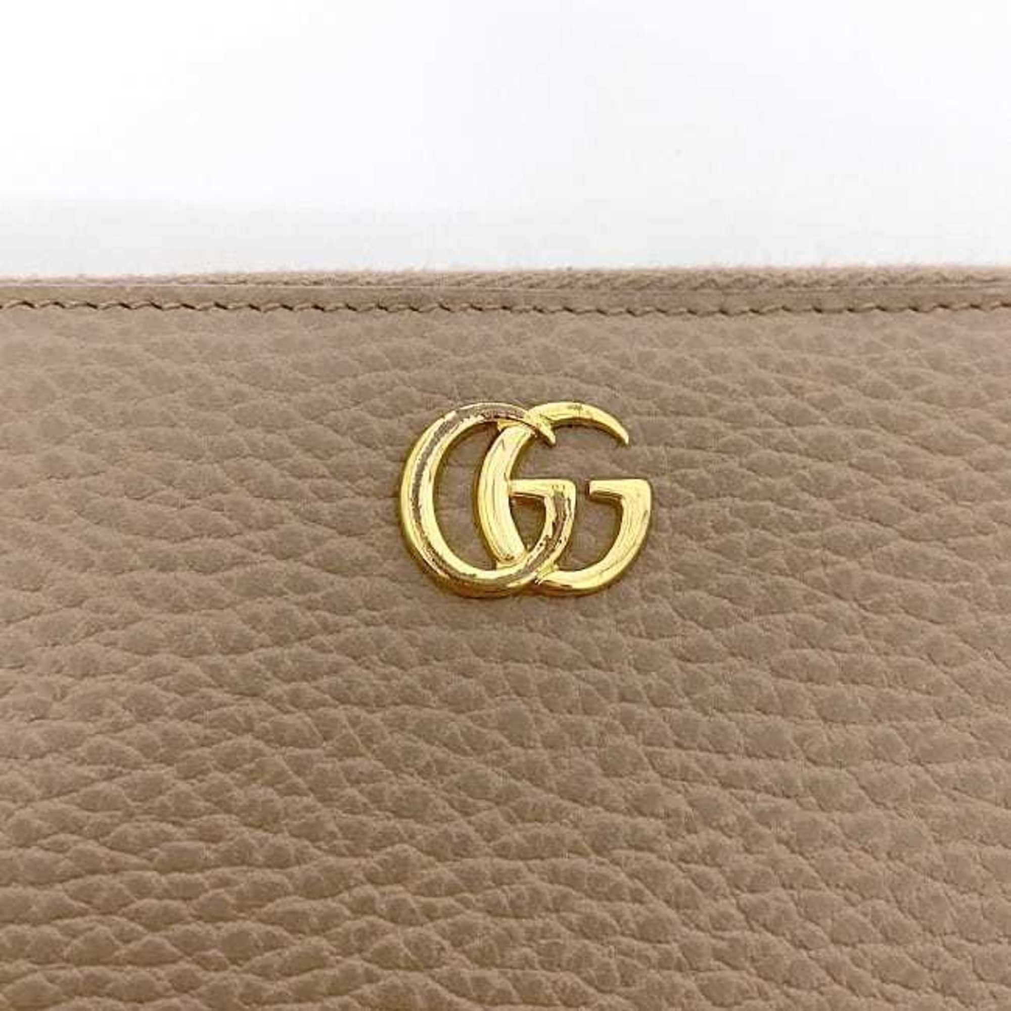 Leather Long Wallet (Bi-Fold) (Pre-Owned) - Gucci - Modalova