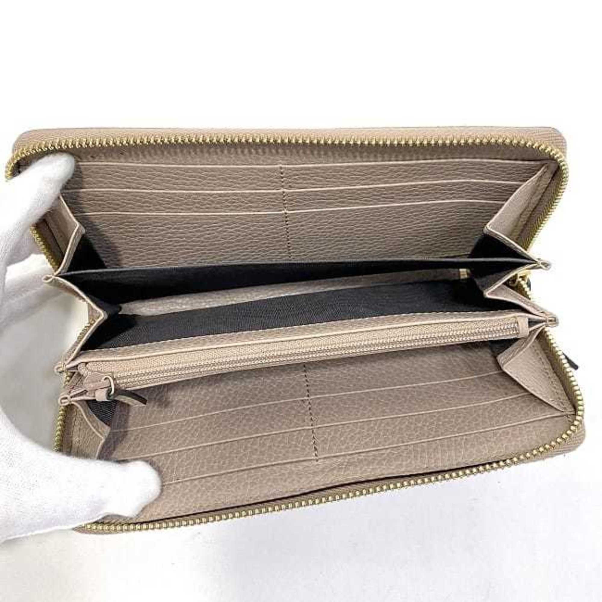 Leather Long Wallet (Bi-Fold) (Pre-Owned) - Gucci - Modalova