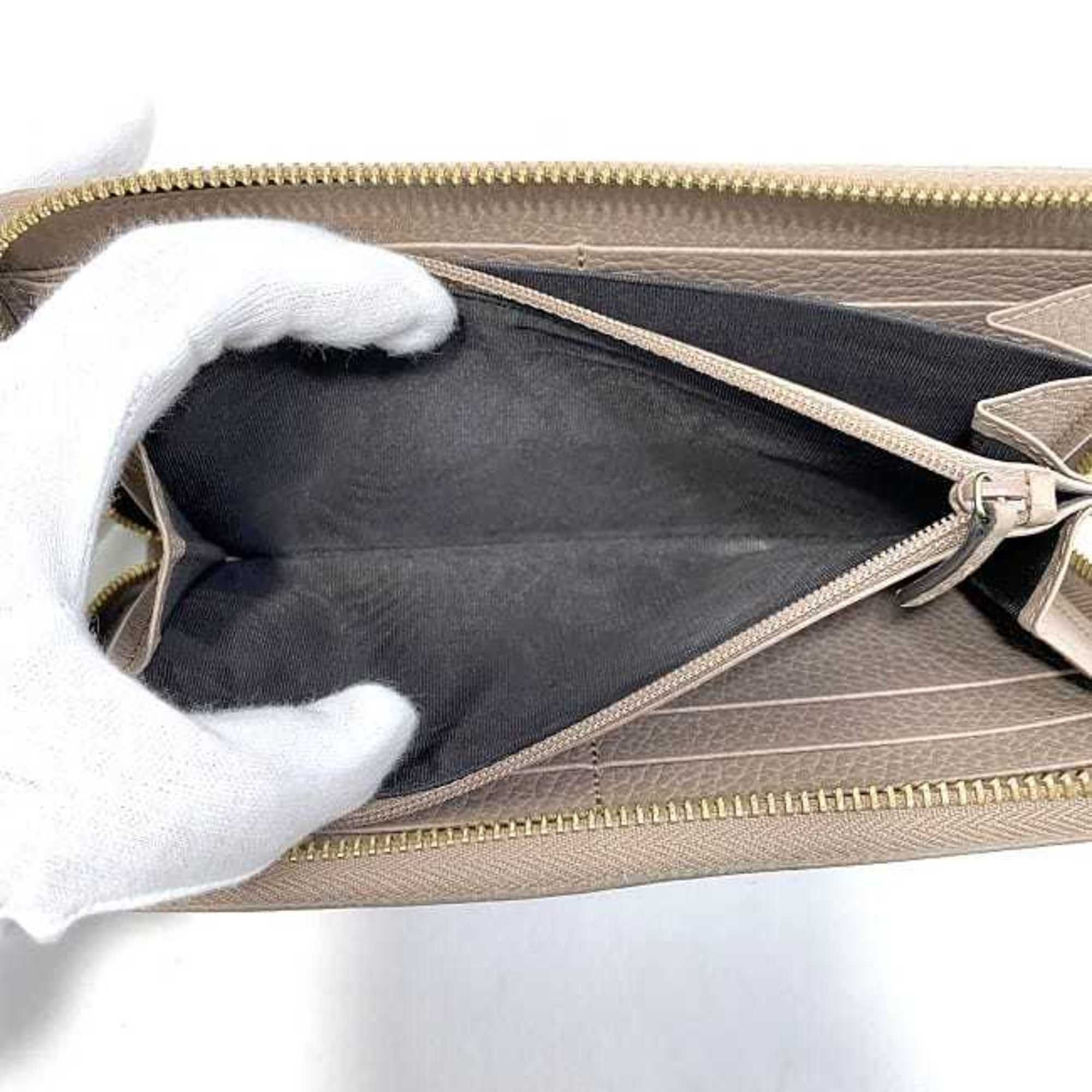 Leather Long Wallet (Bi-Fold) (Pre-Owned) - Gucci - Modalova
