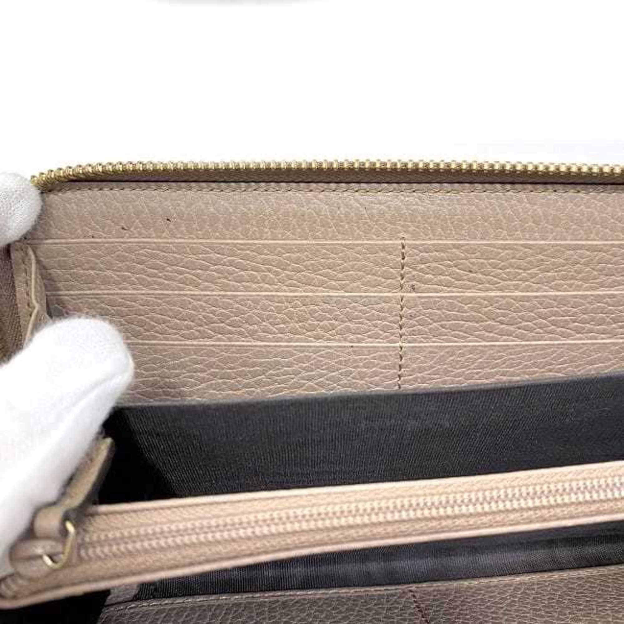 Leather Long Wallet (Bi-Fold) (Pre-Owned) - Gucci - Modalova