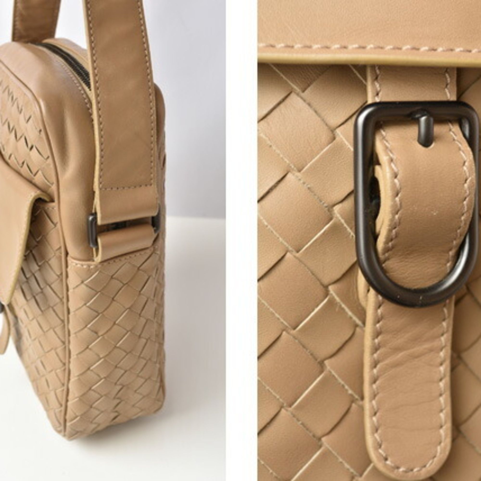 Leather Shoulder Bag (Pre-Owned) - Bottega Veneta - Modalova