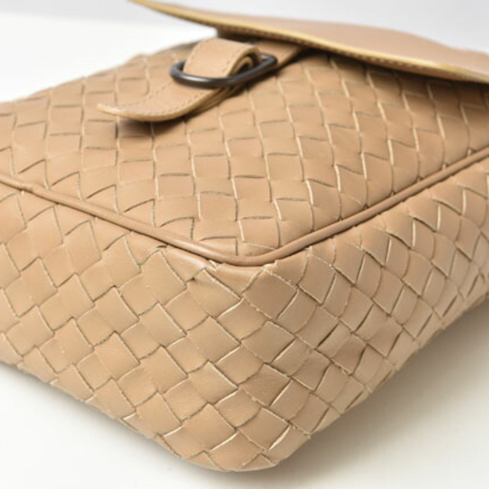Leather Shoulder Bag (Pre-Owned) - Bottega Veneta - Modalova