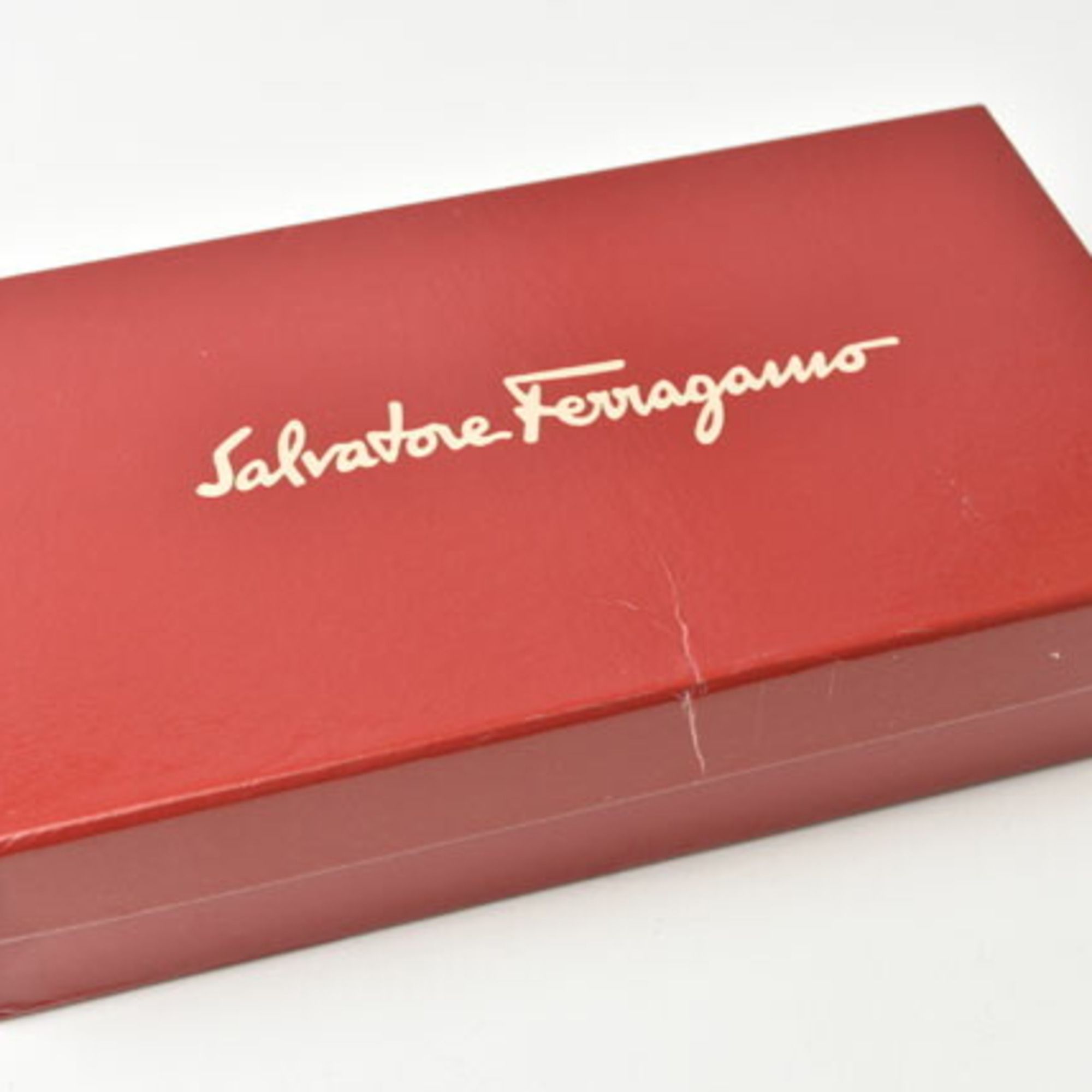 Leather Long Wallet (Bi-Fold) (Pre-Owned) - Salvatore Ferragamo - Modalova