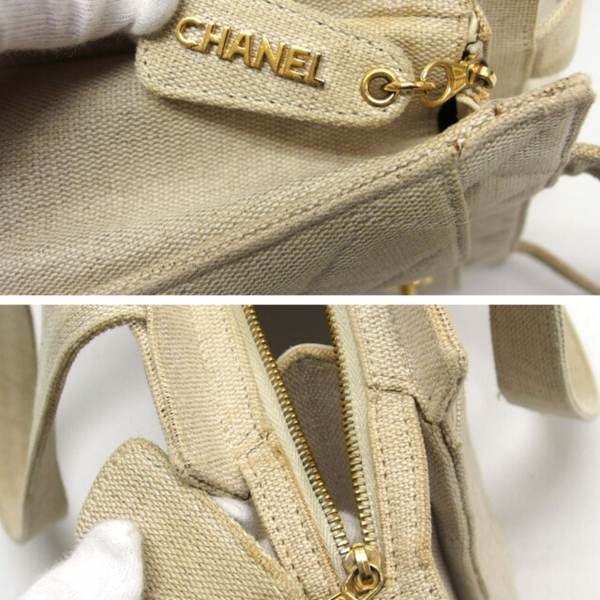 Canvas Shoulder Bag Tote Bag (Pre-Owned) - Chanel - Modalova
