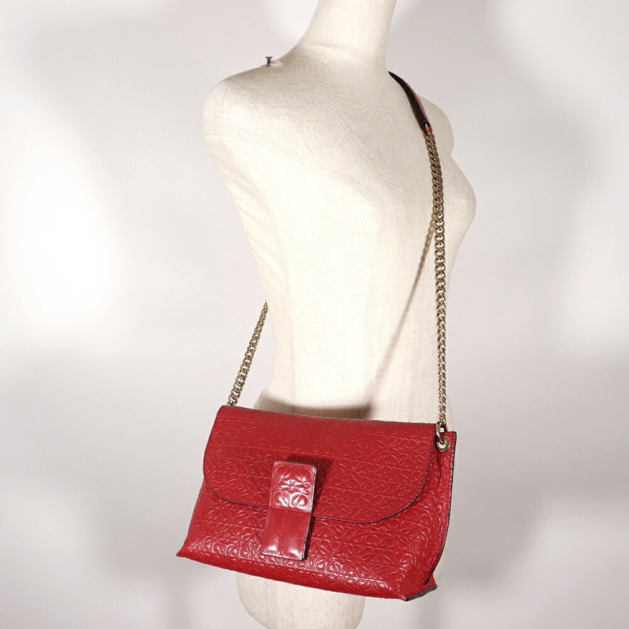 Avenue Leather Shoulder Bag (Pre-Owned) - Loewe - Modalova