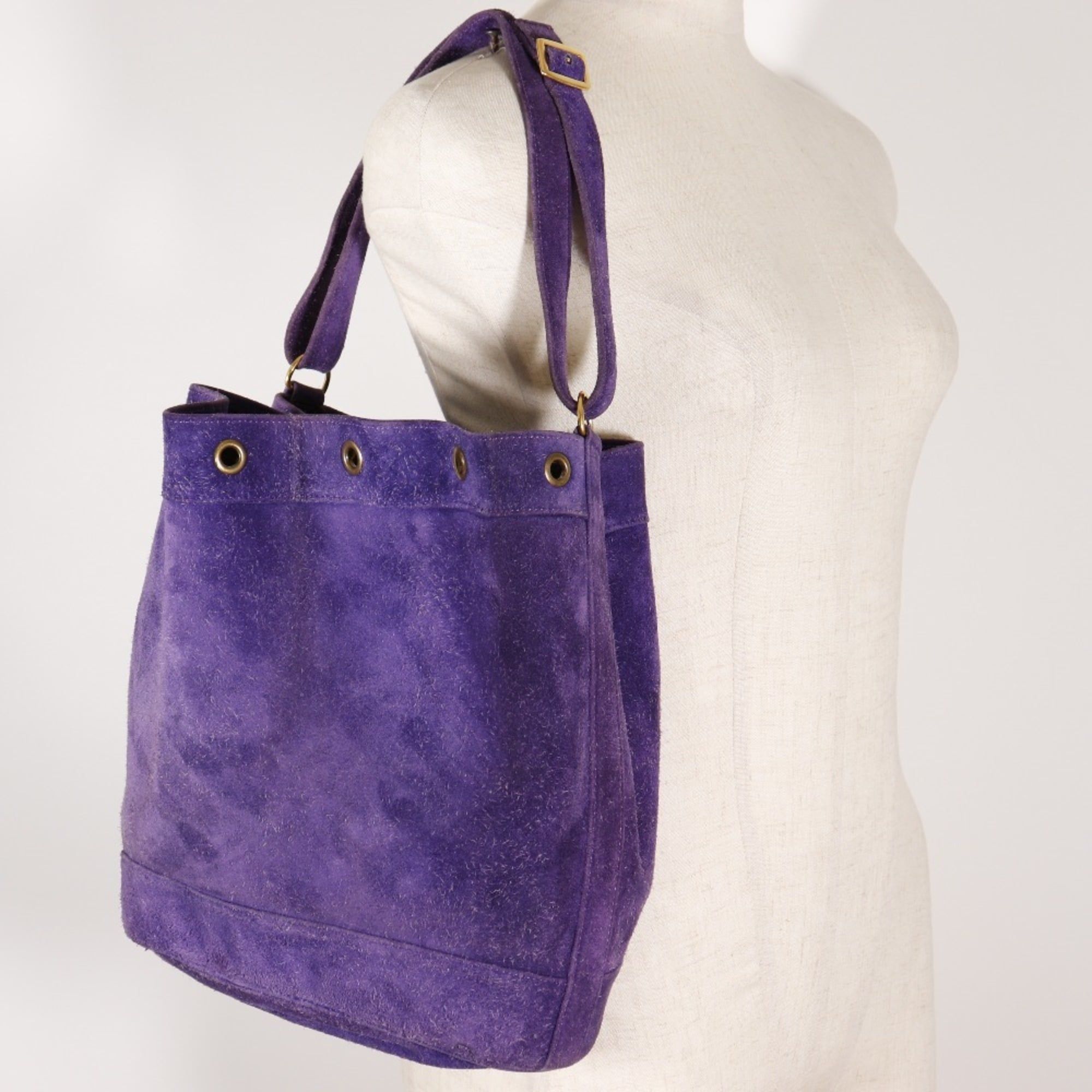 Suede Shoulder Bag (Pre-Owned) - Hermes - Modalova