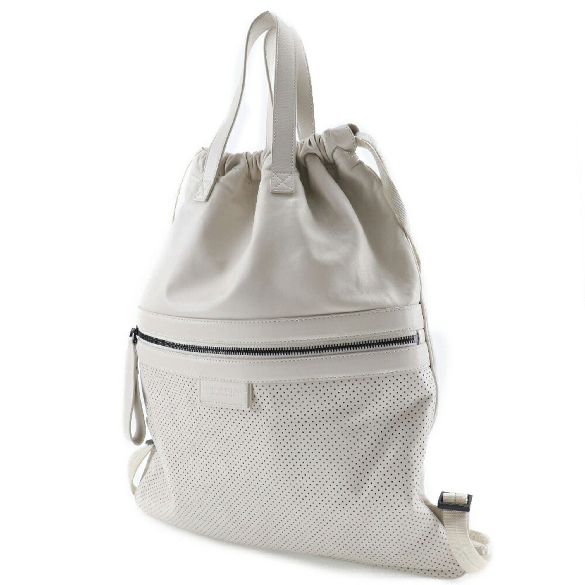 Leather Backpack (Pre-Owned) - Bottega Veneta - Modalova