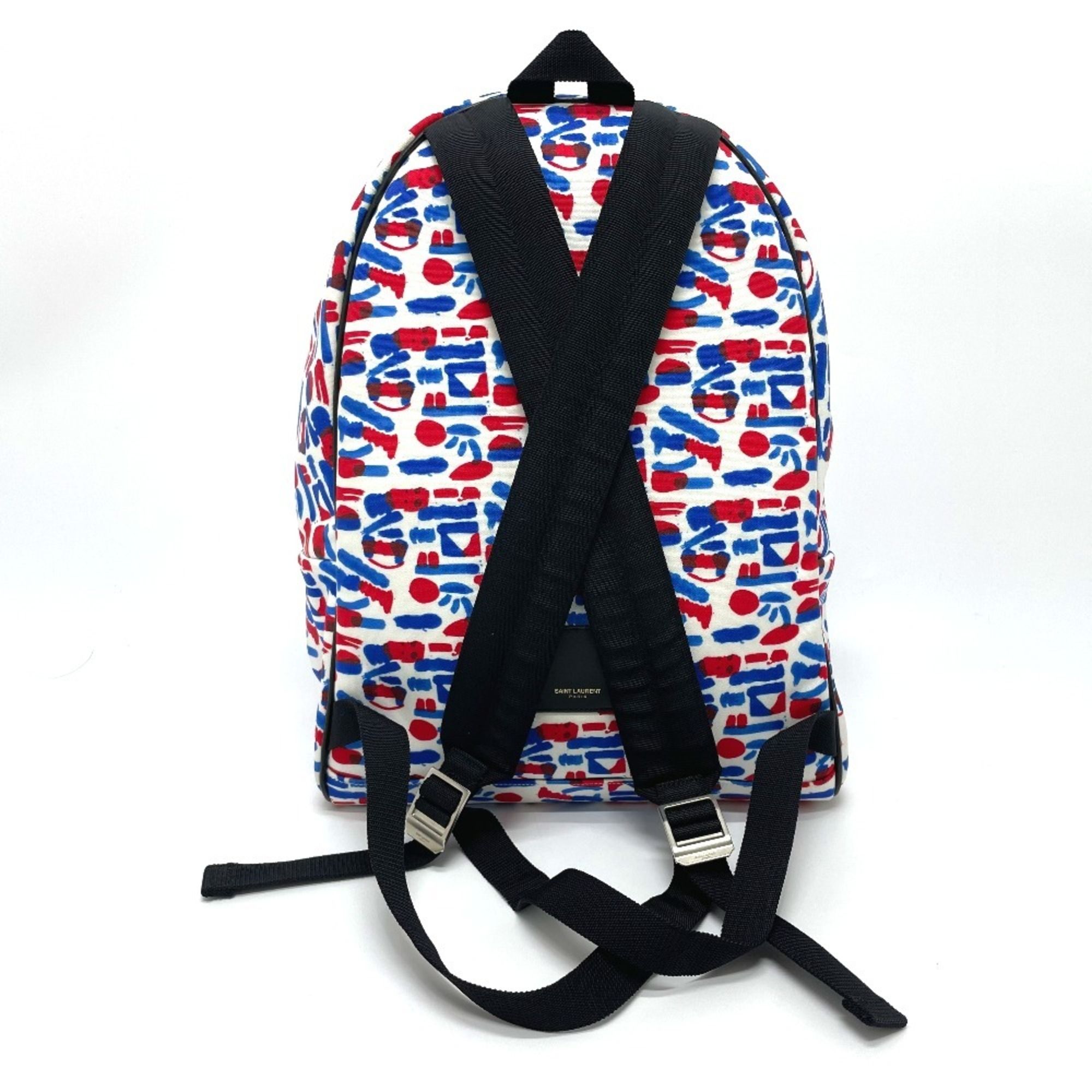Leather Canvas Backpack (Pre-Owned) - Saint Laurent - Modalova