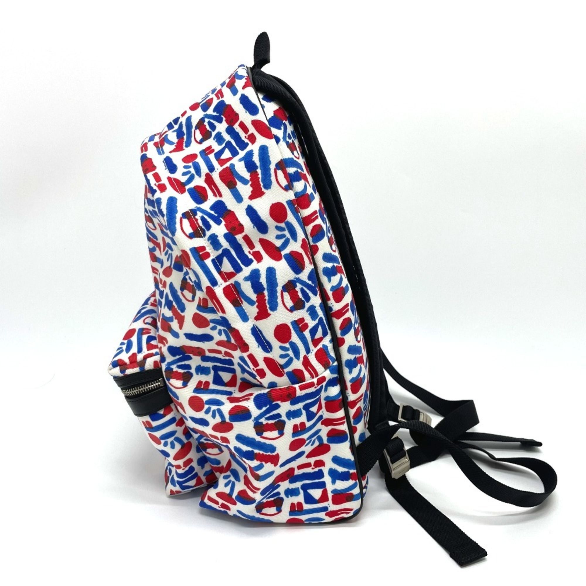 Leather Canvas Backpack (Pre-Owned) - Saint Laurent - Modalova