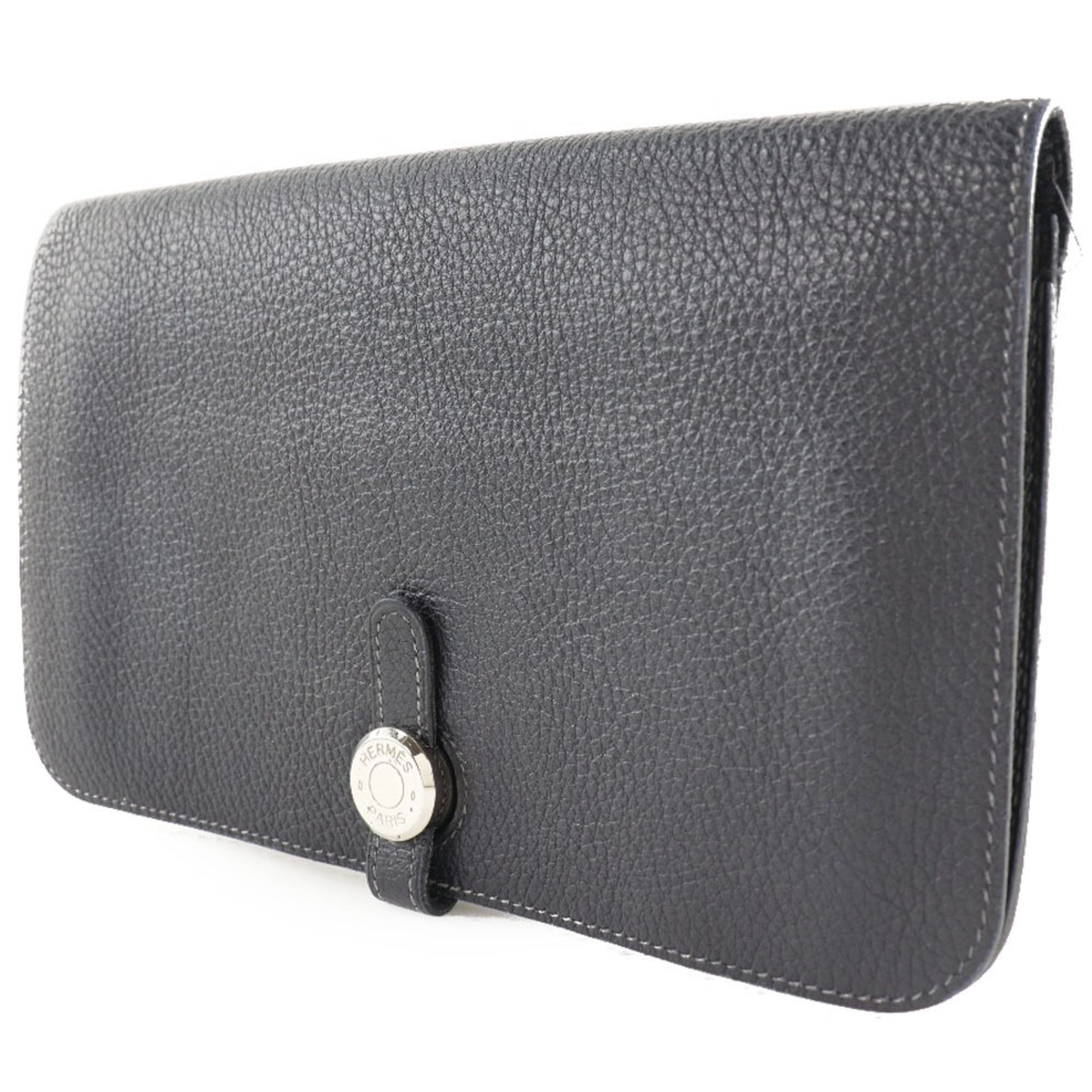 Dogon Togo Leather Long Bill Wallet (Bi-Fold) (Pre-Owned) - Hermes - Modalova