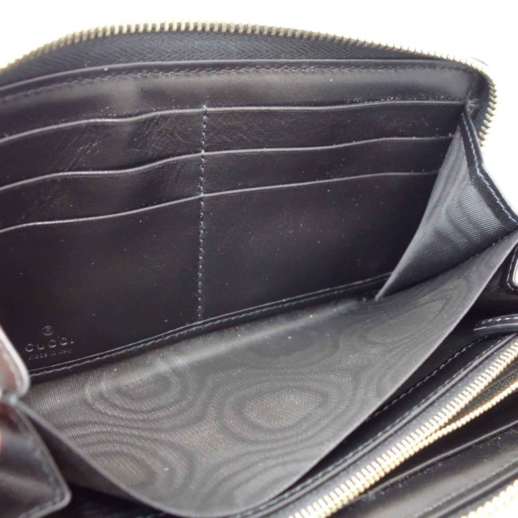 Leather Long Wallet (Bi-Fold) (Pre-Owned) - Gucci - Modalova