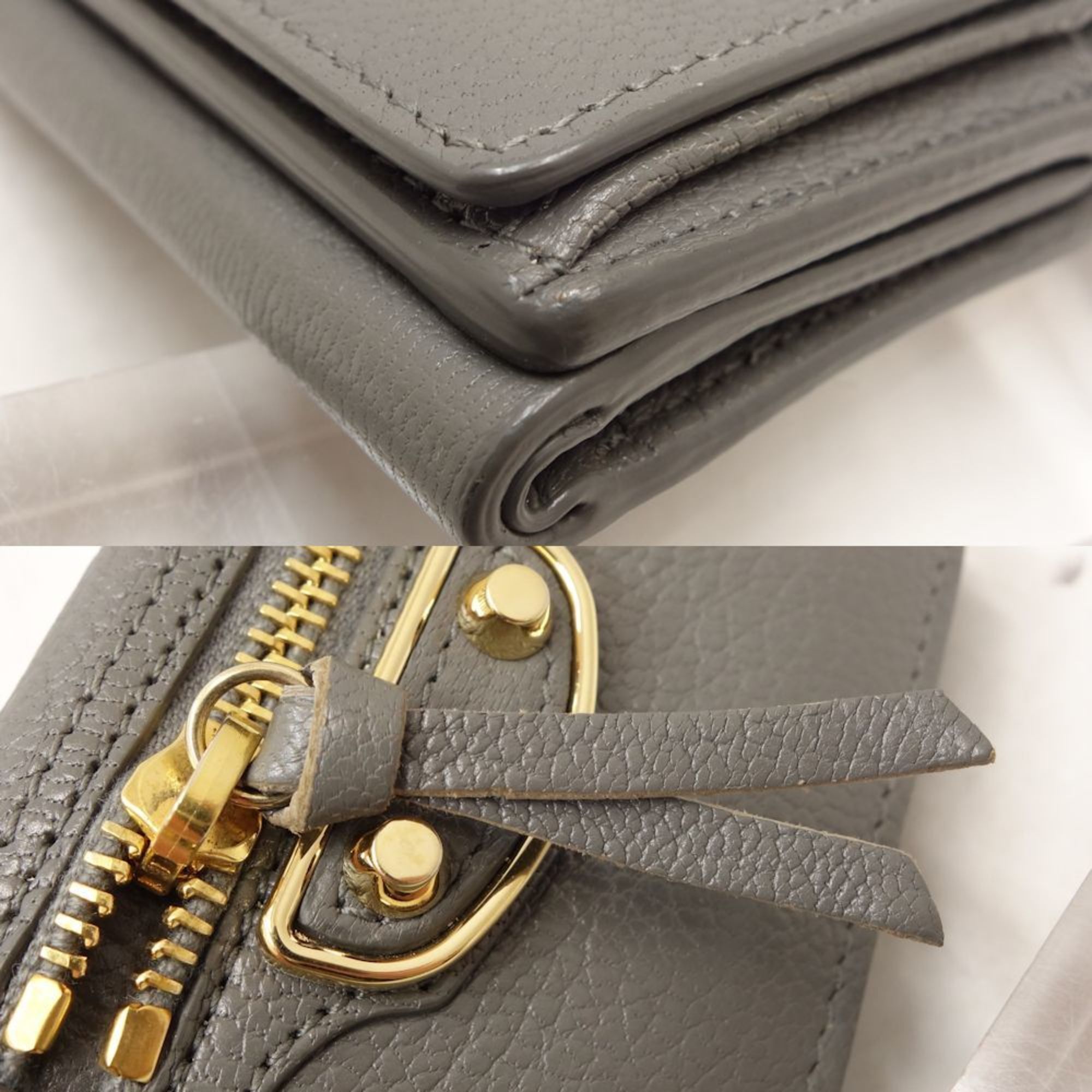 Leather Wallet (Tri-Fold) (Pre-Owned) - Balenciaga - Modalova