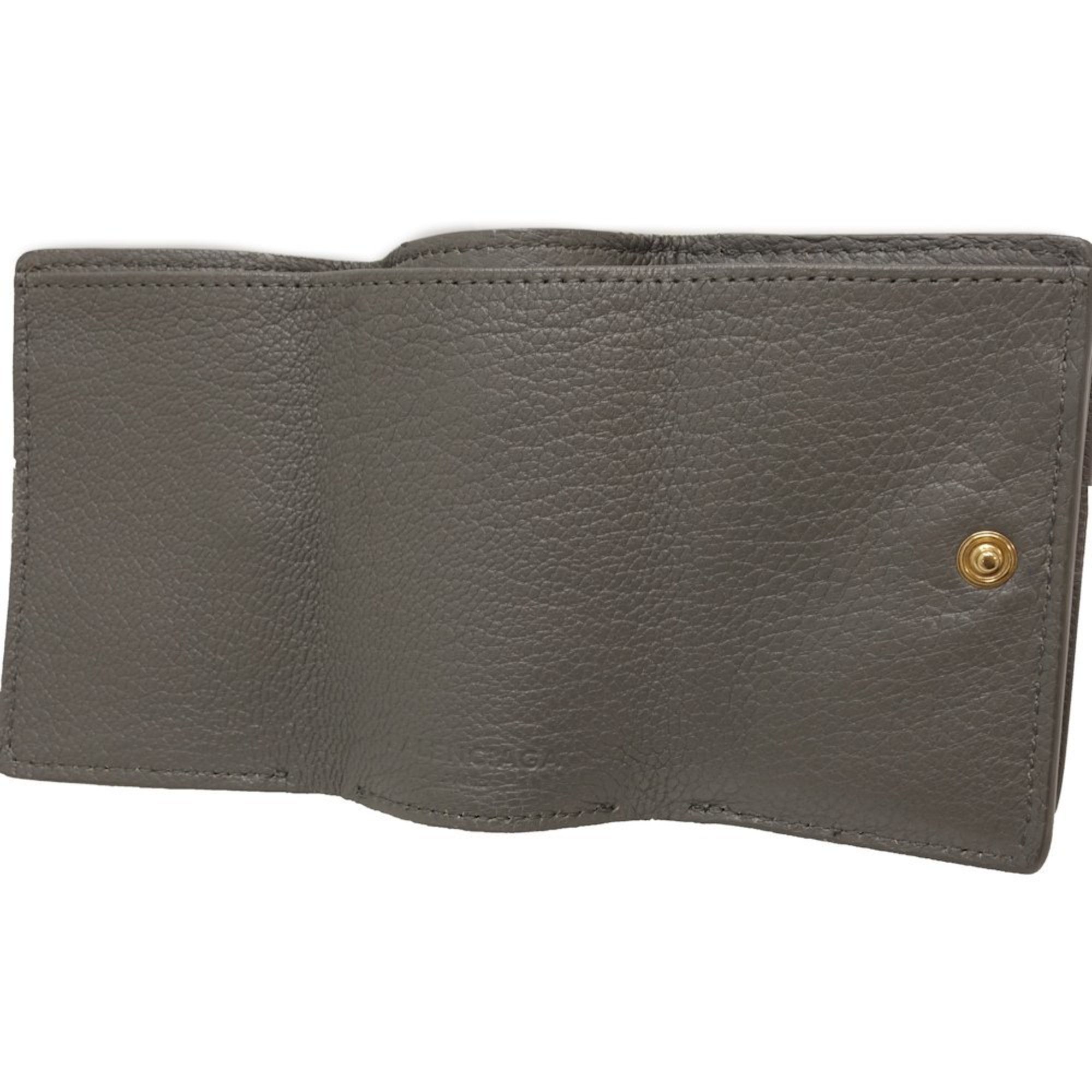 Leather Wallet (Tri-Fold) (Pre-Owned) - Balenciaga - Modalova