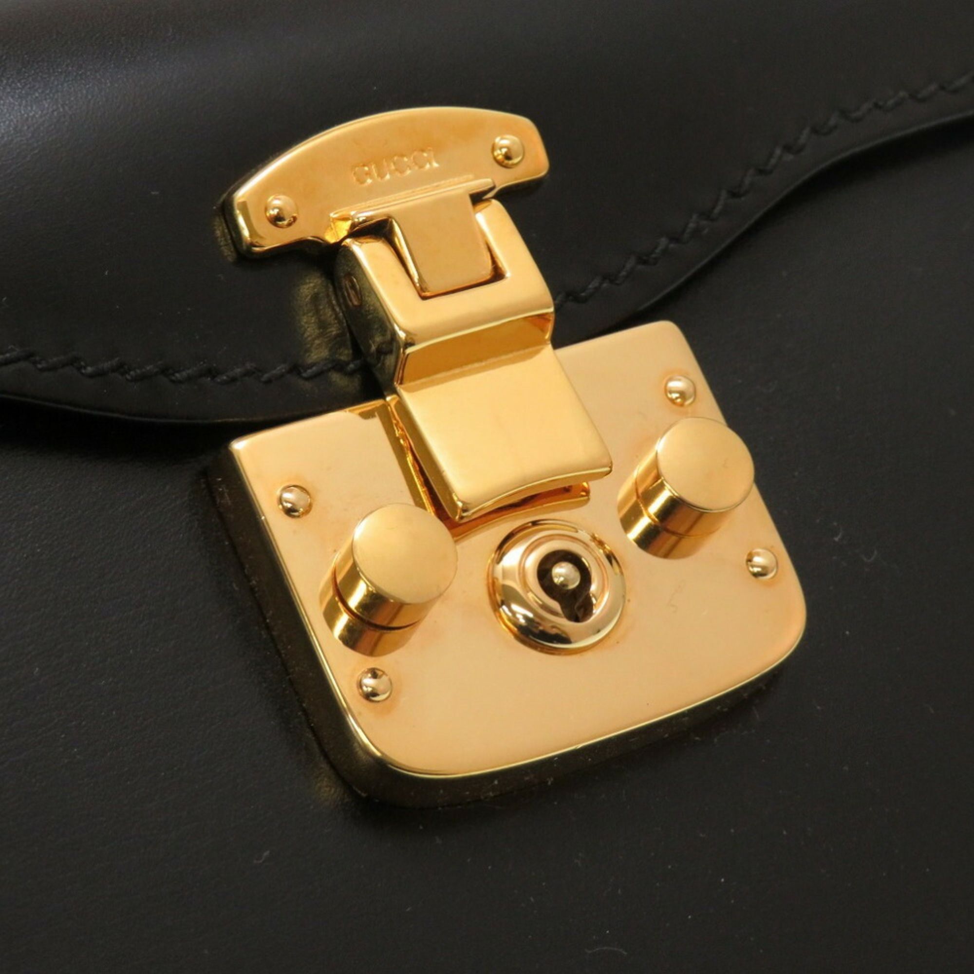 Leather Handbag Vanity Bag (Pre-Owned) - Gucci - Modalova