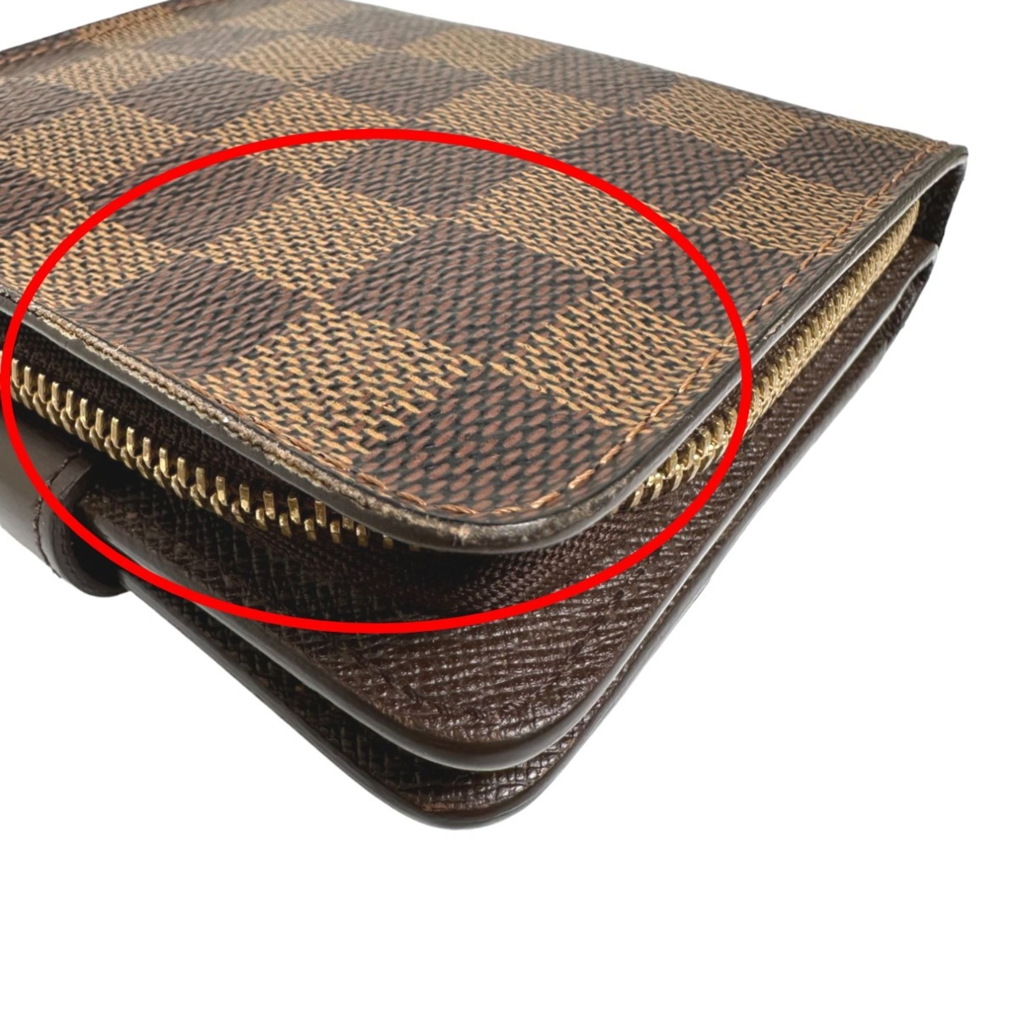 Damier Damier Canvas Wallet (Bi-Fold) (Pre-Owned) - Louis Vuitton - Modalova