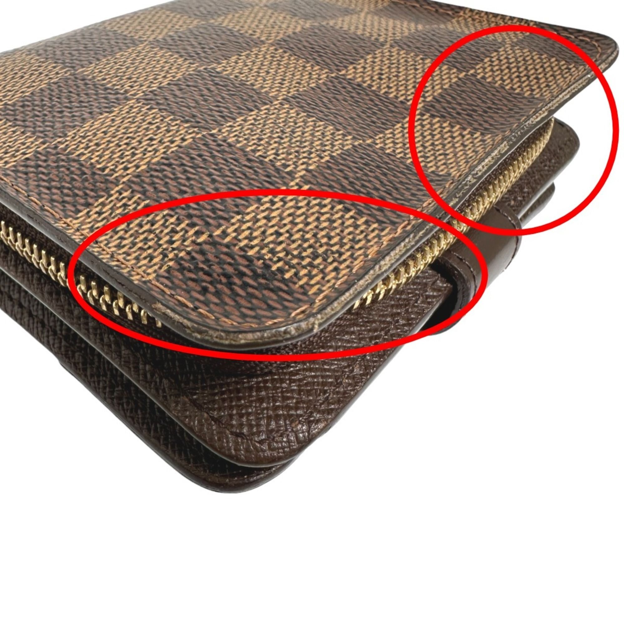 Damier Damier Canvas Wallet (Bi-Fold) (Pre-Owned) - Louis Vuitton - Modalova