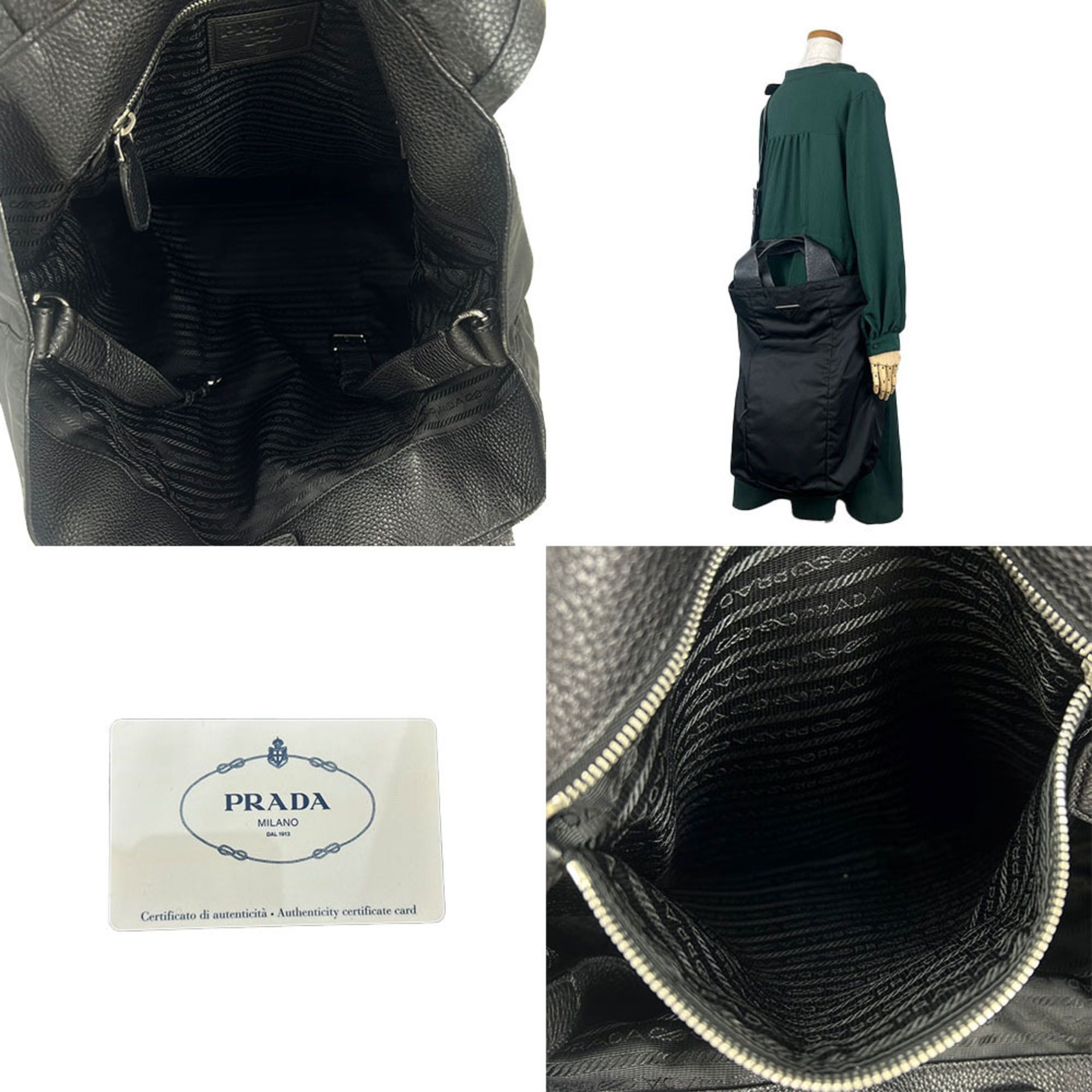 Tessuto Shoulder Bag Tote Bag (Pre-Owned) - Prada - Modalova