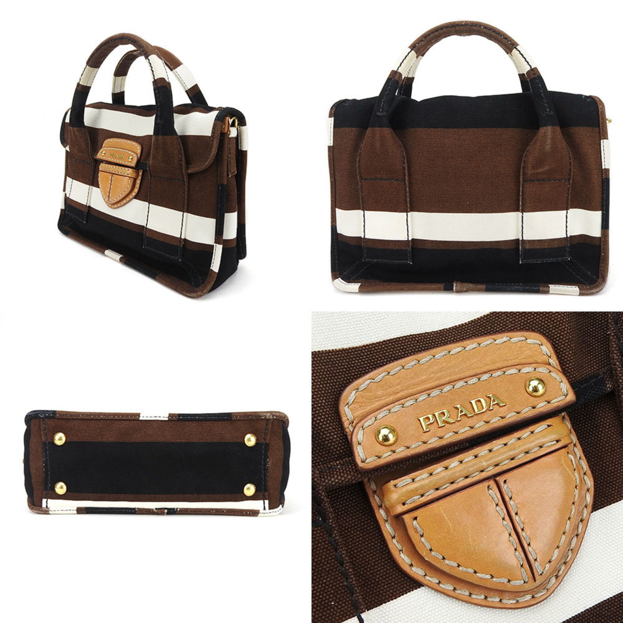 Canvas Handbag (Pre-Owned) - Prada - Modalova