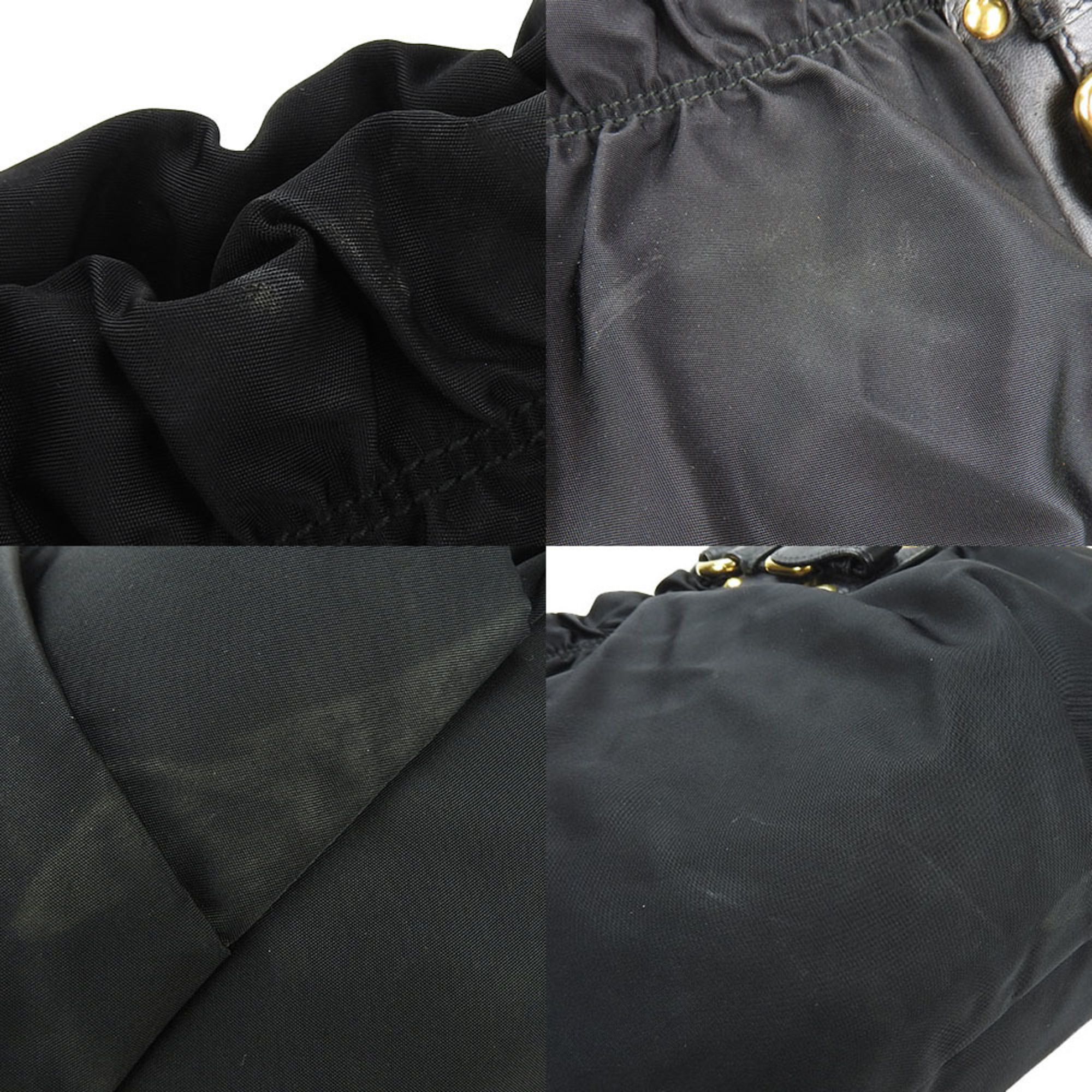 Nylon Leather Handbag (Pre-Owned) - Prada - Modalova