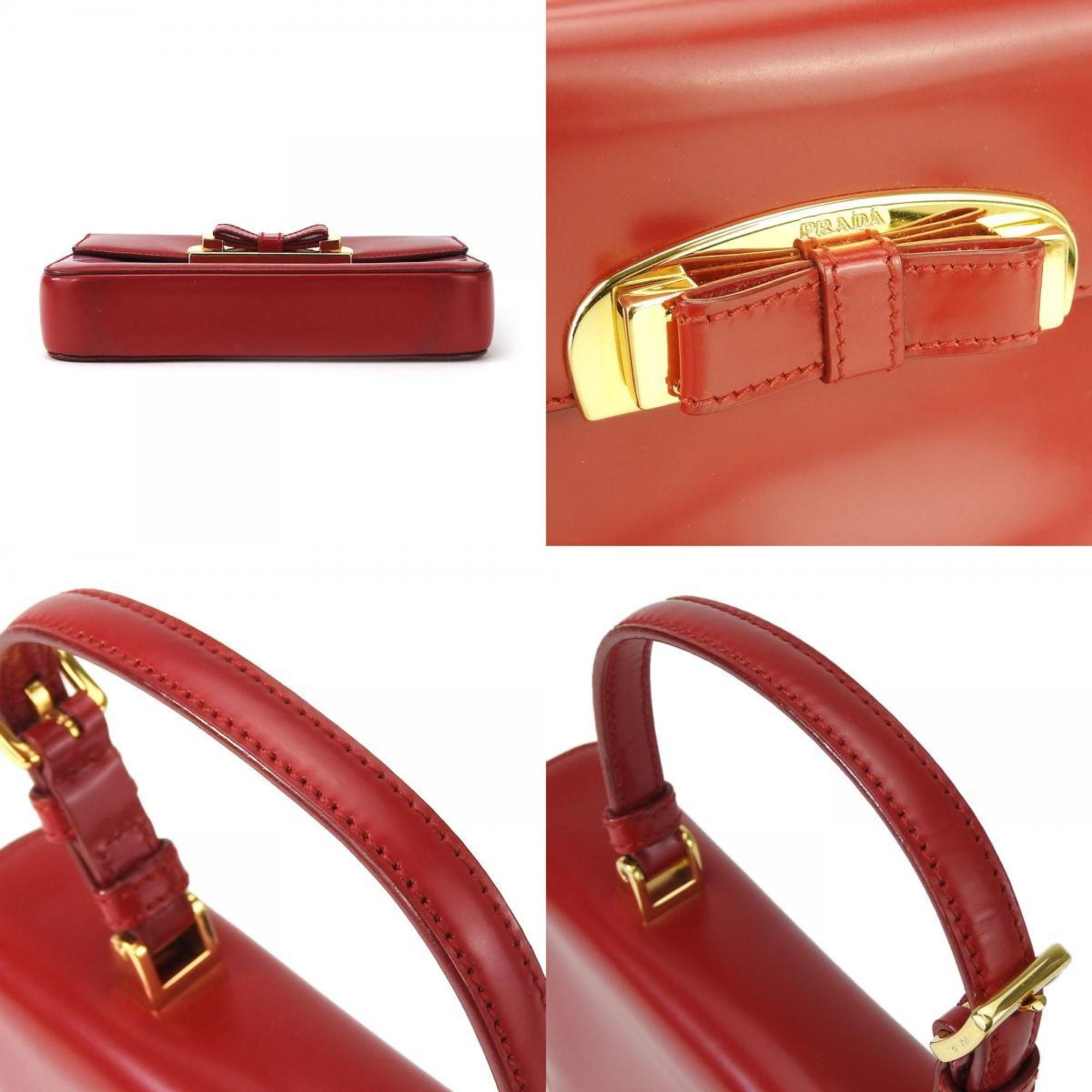 Leather Handbag (Pre-Owned) - Prada - Modalova