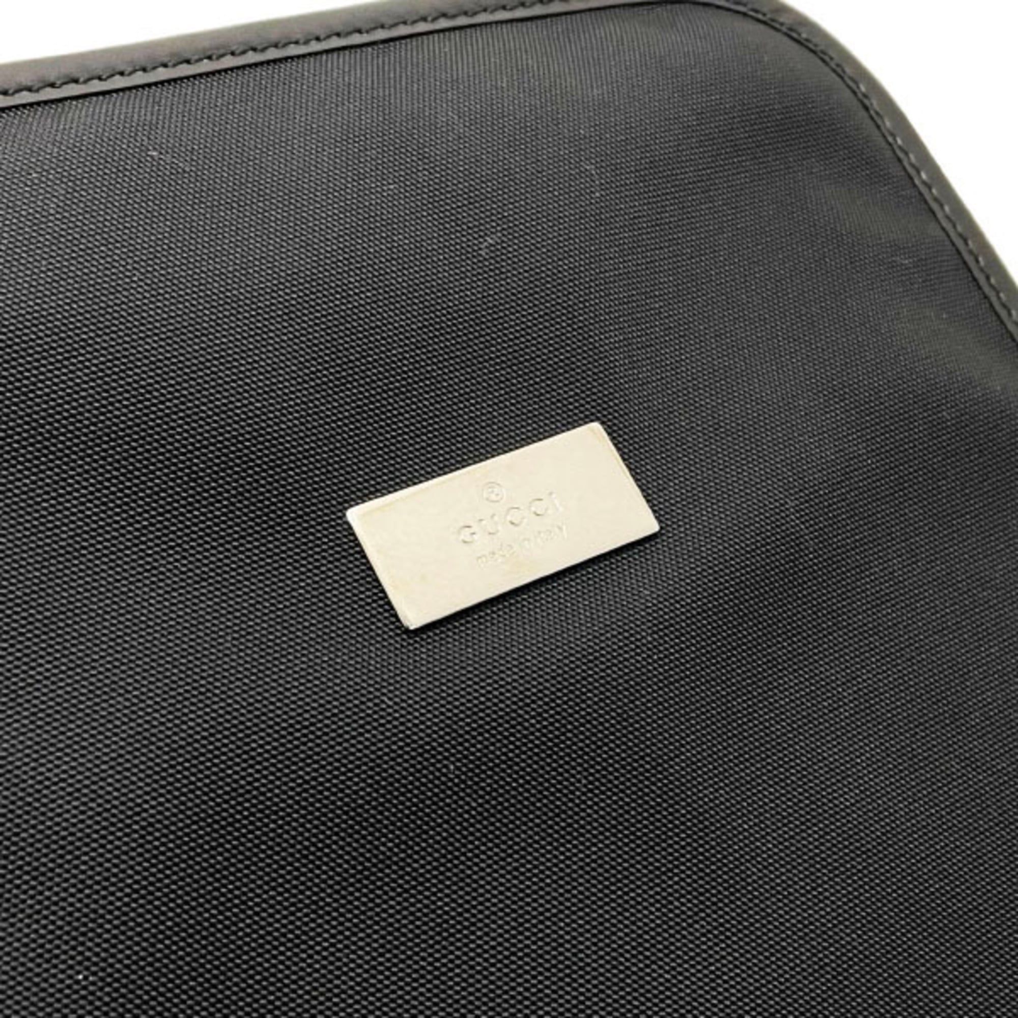 Nylon Leather Pouch (Pre-Owned) - Gucci - Modalova