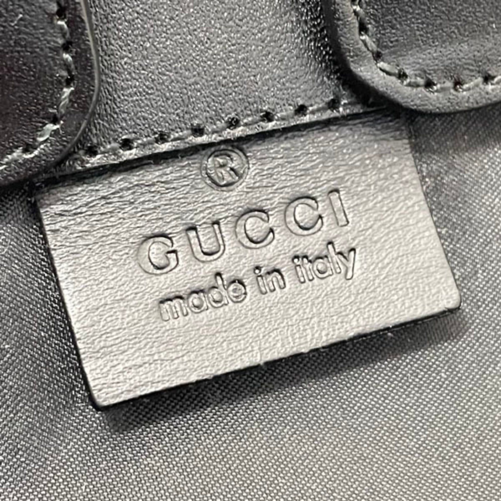 Nylon Leather Pouch (Pre-Owned) - Gucci - Modalova