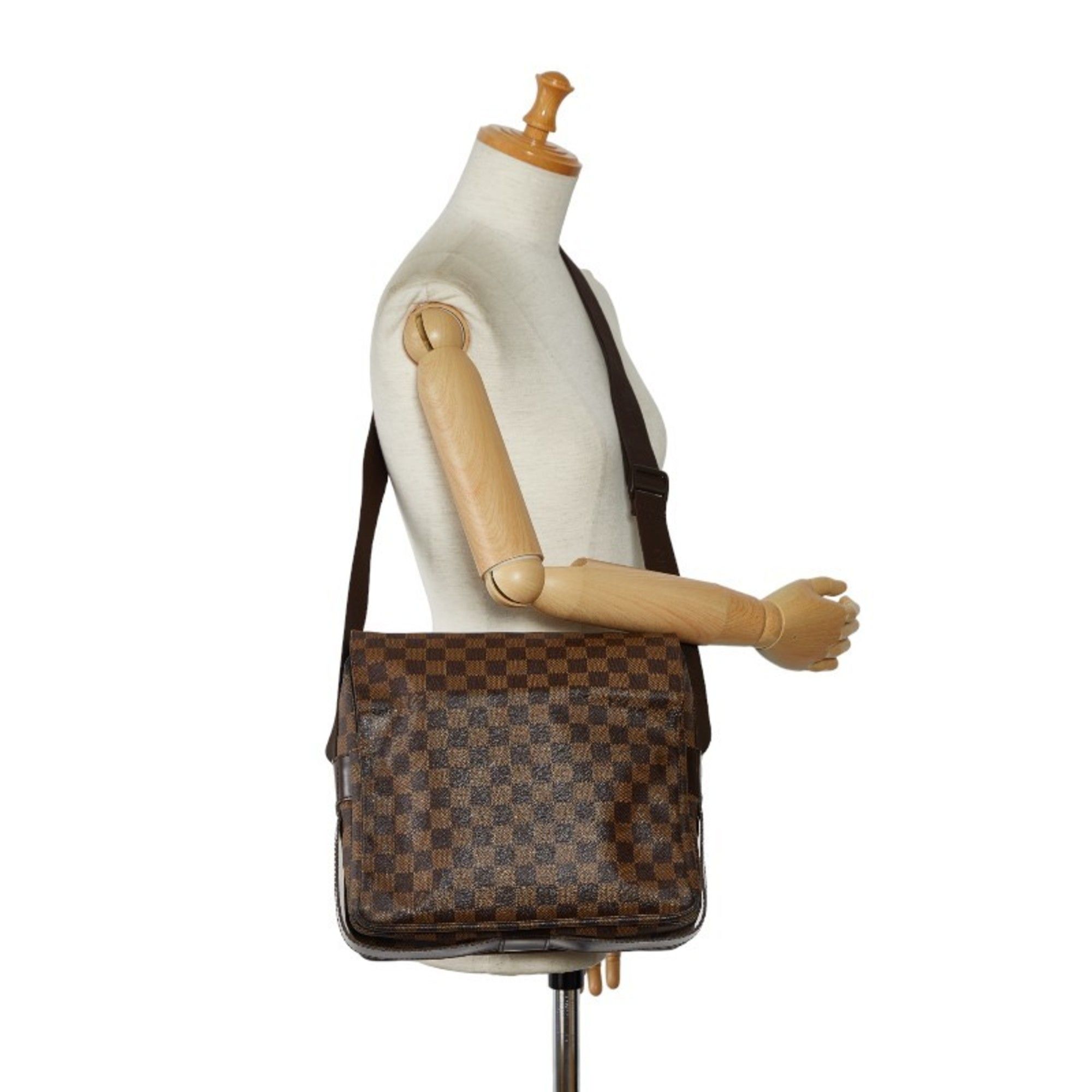 Damier Pvc Leather Shoulder Bag (Pre-Owned) - Louis Vuitton - Modalova