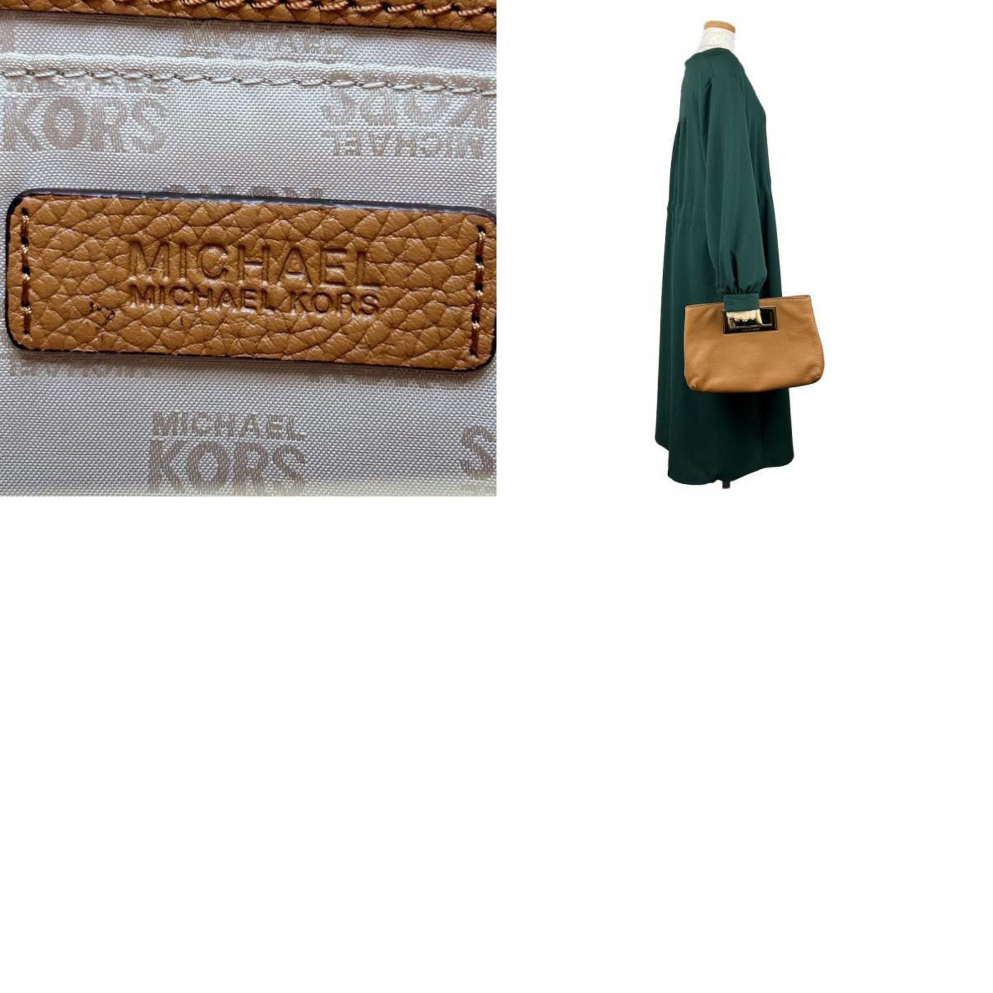 Leather Clutch Bag Handbag (Pre-Owned) - Michael Kors - Modalova