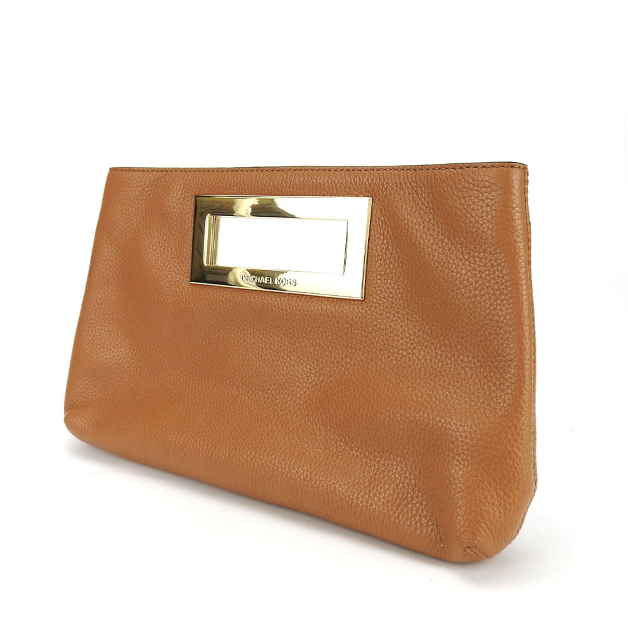 Leather Clutch Bag Handbag (Pre-Owned) - Michael Kors - Modalova