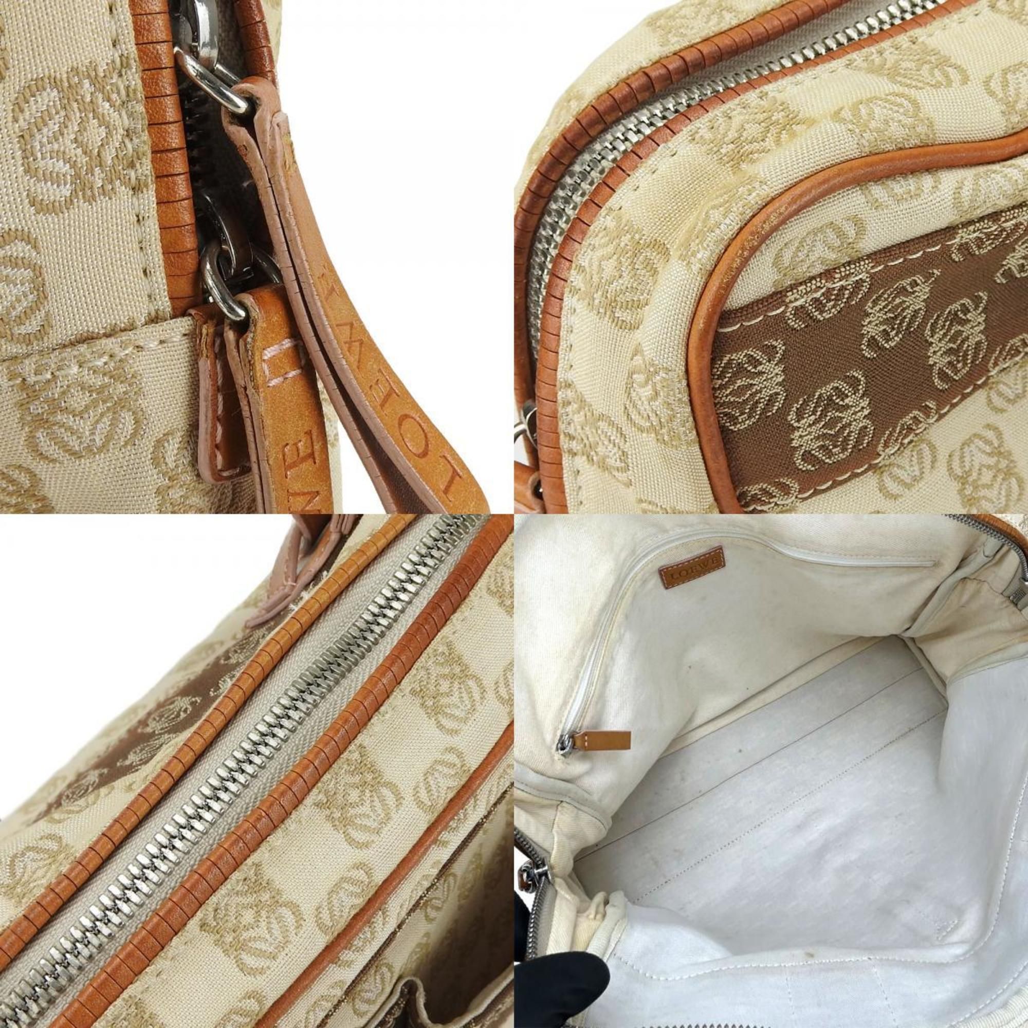 Canvas Leather Tote Bag (Pre-Owned) - Loewe - Modalova