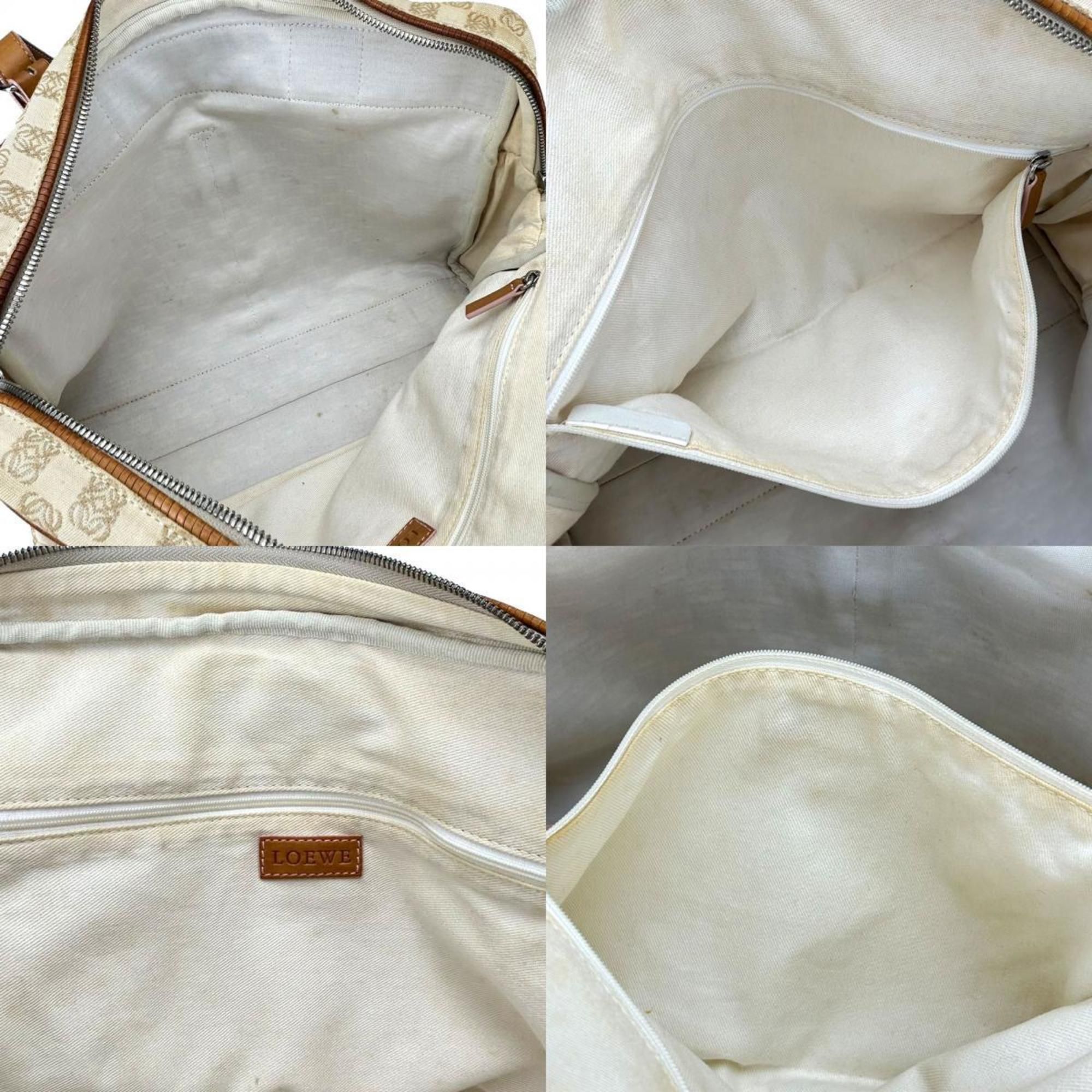 Canvas Leather Tote Bag (Pre-Owned) - Loewe - Modalova
