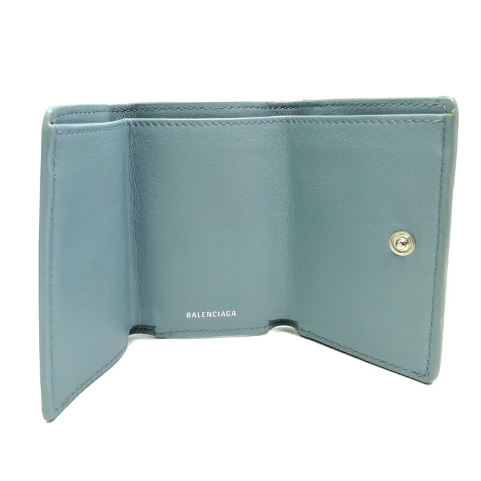 Leather Wallet (Tri-Fold) (Pre-Owned) - Balenciaga - Modalova
